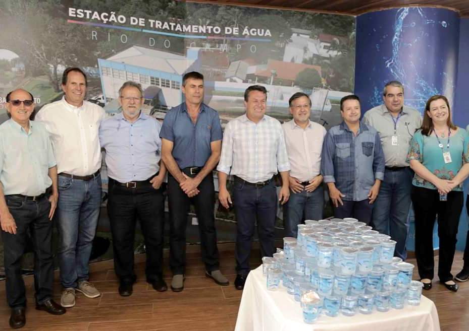 A Companhia de Saneamento do Paraná (Sanepar) e a Prefeitura de Campo Mourão entregaram, nesta terça-feira (11), as obras de revitalização do Museu do Saneamento, localizado no Parque do Lago. Solenidade teve presença de autoridades e funcionários da Sanepar -  Campo Mourão, 11/02/2020  -  Foto: Divulgação Sanepar