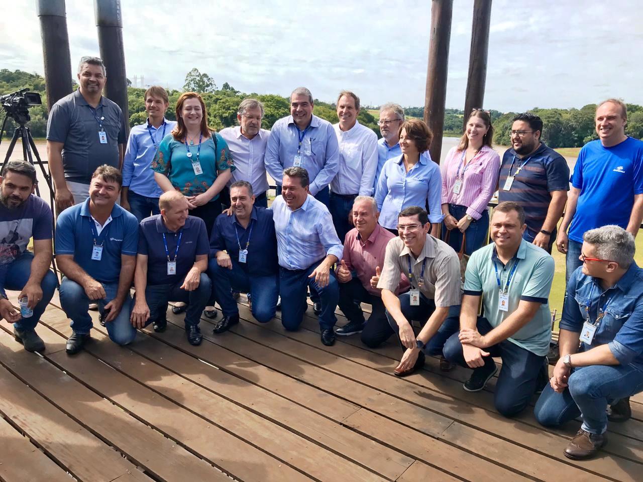 A Companhia de Saneamento do Paraná (Sanepar) e a Prefeitura de Campo Mourão entregaram, nesta terça-feira (11), as obras de revitalização do Museu do Saneamento, localizado no Parque do Lago. Solenidade teve presença de autoridades e funcionários da Sanepar -  Campo Mourão, 11/02/2020  -  Foto: Divulgação Sanepar