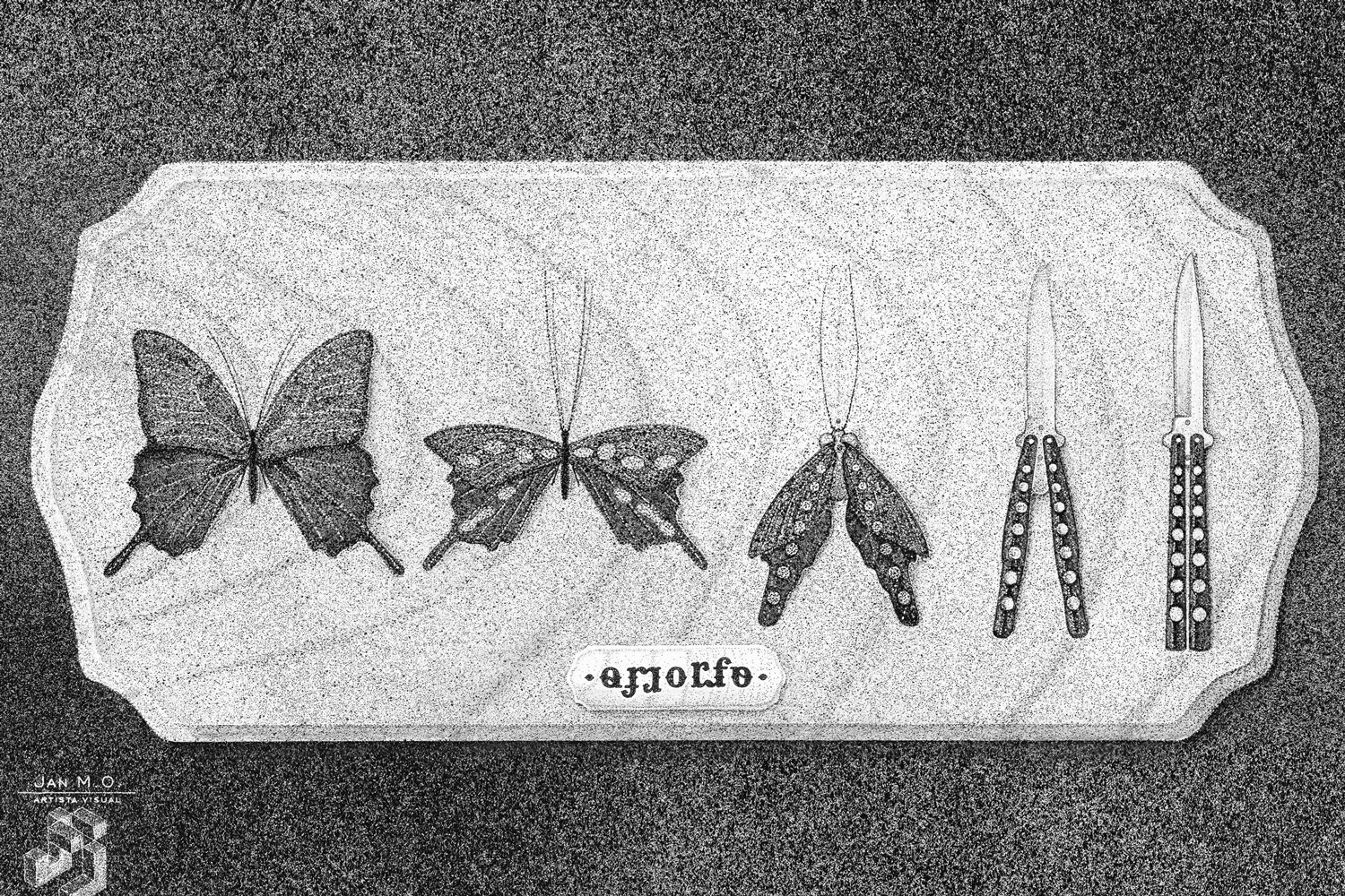 A exposição “Amorfo”, mostra individual composta por desenhos, gravuras e objetos de Jan M.O. e com curadoria de Gleber Pieniz, no Espaço Cultural BRDE – Palacete dos Leões, em Curitiba, termina no dia 28 deste mês. -  Curitiba, 13/02/2020  -  Foto: Divulgação BRDE