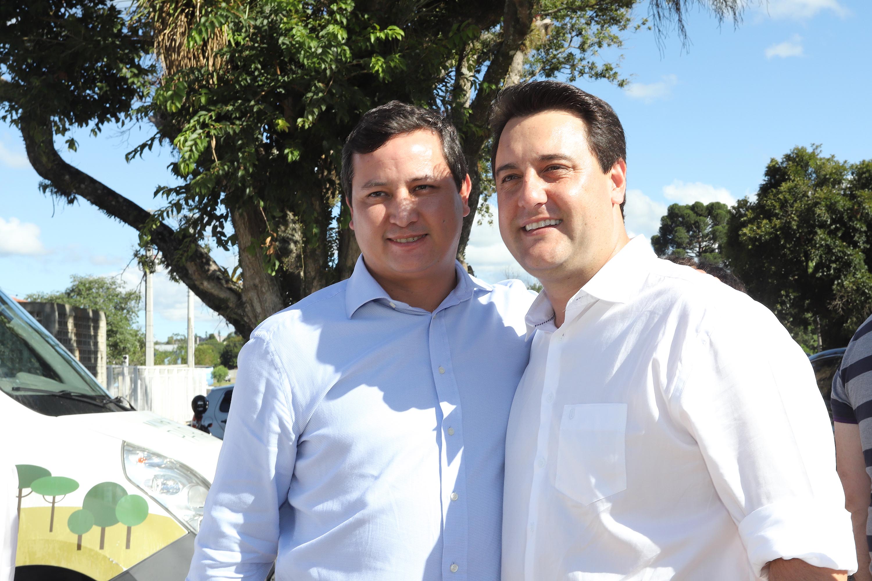 GOVERNADOR INAUGURA ESCOLA E LIBERA RECURSOS EM RIO NEGRO. O governador Carlos Massa Ratinho inaugura a Escola Municipal Ana Zorning e confirma recursos para pavimentação, em Rio Negro, região sudeste do Paraná. Presentes no evento: prefeito de Rio Negro, Milton José Paizani; secretário de Desenvolvimento Urbano, João Carlos Ortega; secretário de Educação e do Esporte, Renato Feder; de Agricultura e Abastecimento, Norberto Ortigara; entre outros.Rio Negro, 13-02-20.Foto: Arnaldo Alves / AEN.