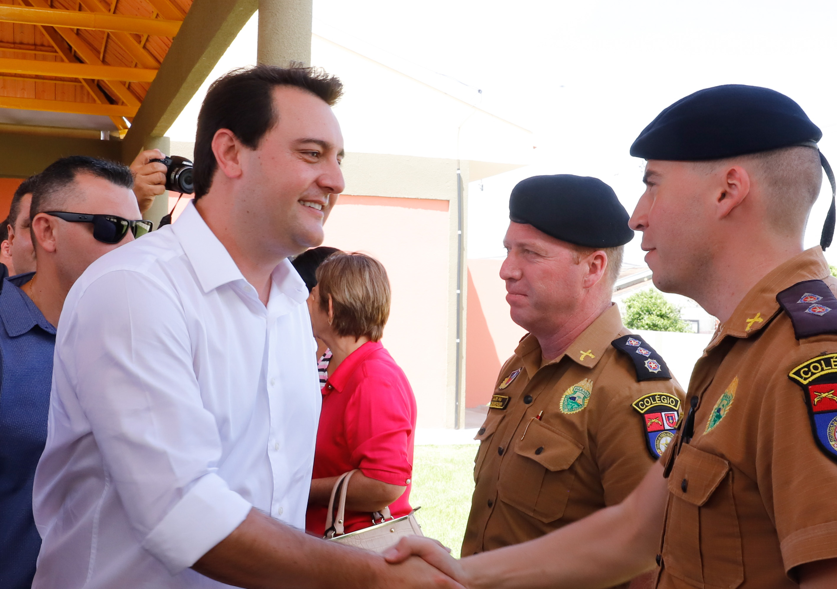 Cerca de 1.100 estudantes do Ensino Fundamental e Ensino Médio, de Sarandi, Noroeste do Paraná, são beneficiados com a nova estrutura da Escola Estadual Vereador Luiz Zanchim, inaugurada nesta sexta-feira (14), pelo governador Carlos Massa Ratinho Junior. - Sarandi, 14/02/2020 - Foto: Rodrigo Félix Leal/AEN
