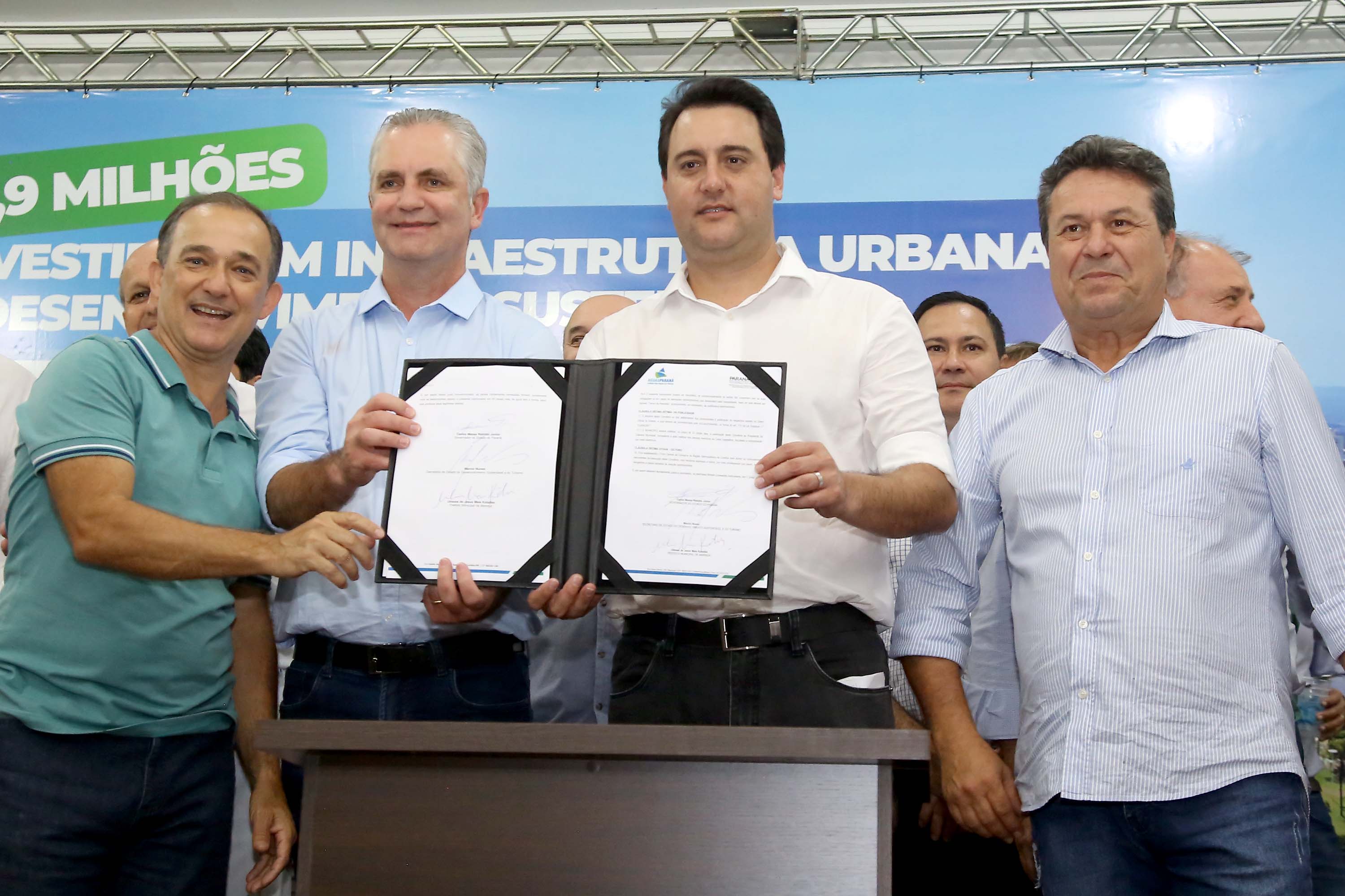 Governador Carlos Massa Ratinho Júnior libera recursos para melhorias urbanas e desenvolvimento sustentável para Maringá - Maringá, 14/02/2020 - Foto: Jaelson Lucas/AEN