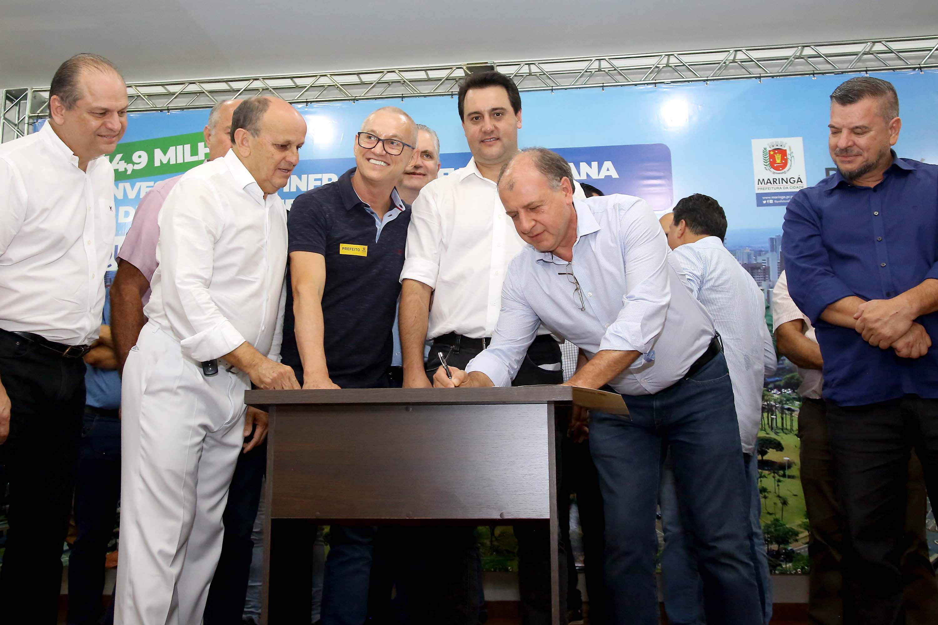 Governador Carlos Massa Ratinho Júnior libera recursos para melhorias urbanas e desenvolvimento sustentável para Maringá - Maringá, 14/02/2020 - Foto: Jaelson Lucas/AEN