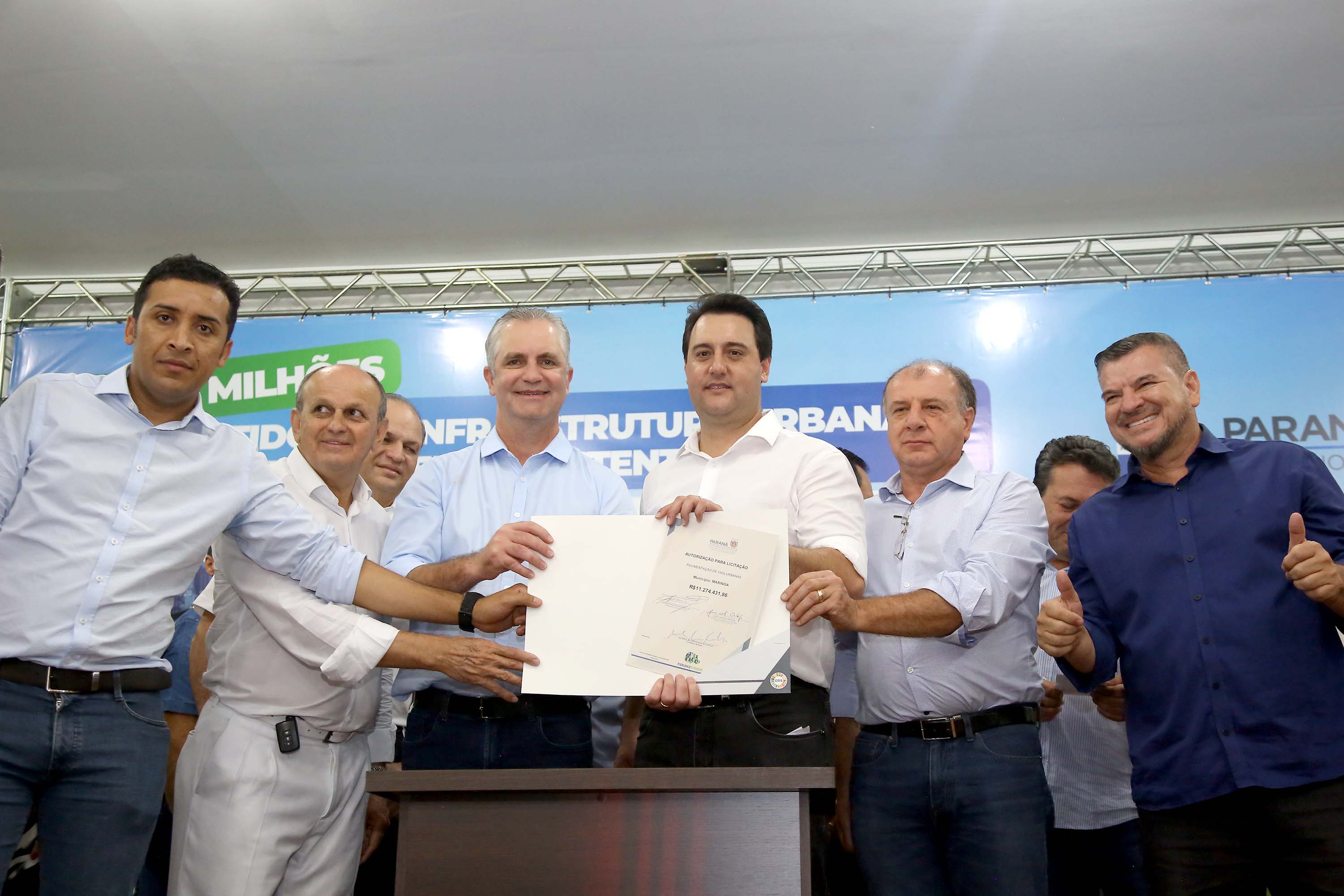 Governador Carlos Massa Ratinho Júnior libera recursos para melhorias urbanas e desenvolvimento sustentável para Maringá - Maringá, 14/02/2020 - Foto: Jaelson Lucas/AEN