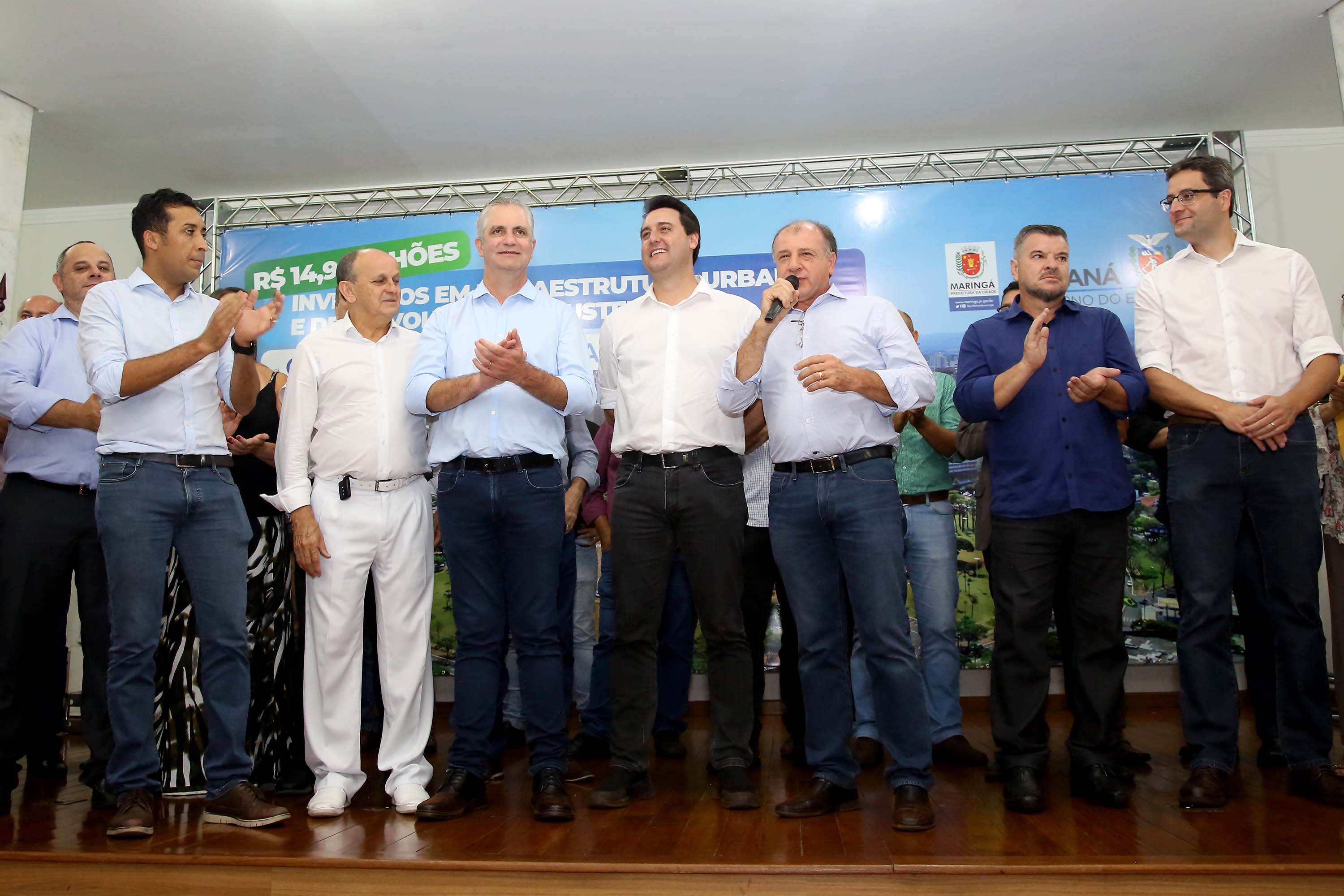Governador Carlos Massa Ratinho Júnior libera recursos para melhorias urbanas e desenvolvimento sustentável para Maringá - Maringá, 14/02/2020 - Foto: Jaelson Lucas/AEN