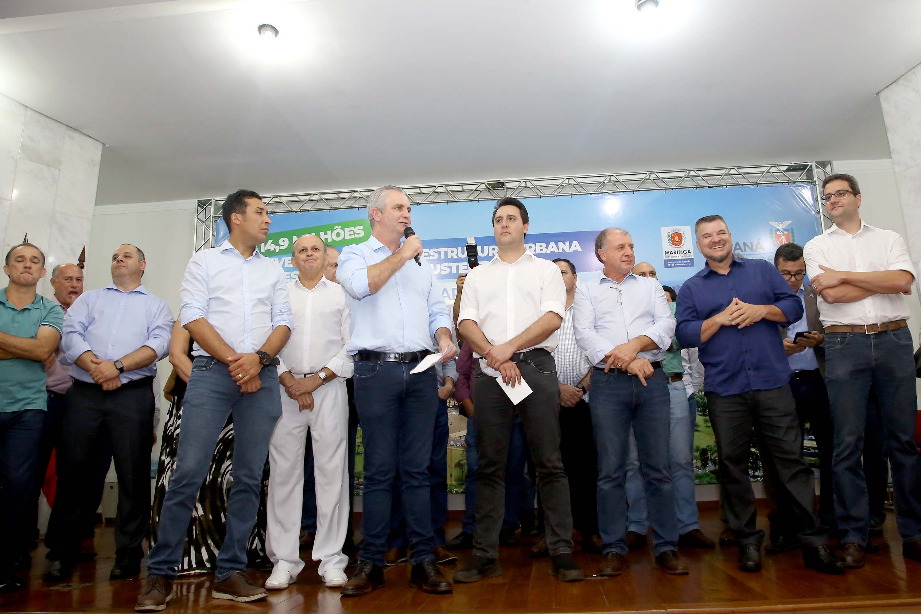 Governador Carlos Massa Ratinho Júnior libera recursos para melhorias urbanas e desenvolvimento sustentável para Maringá - Maringá, 14/02/2020 - Foto: Jaelson Lucas/AEN