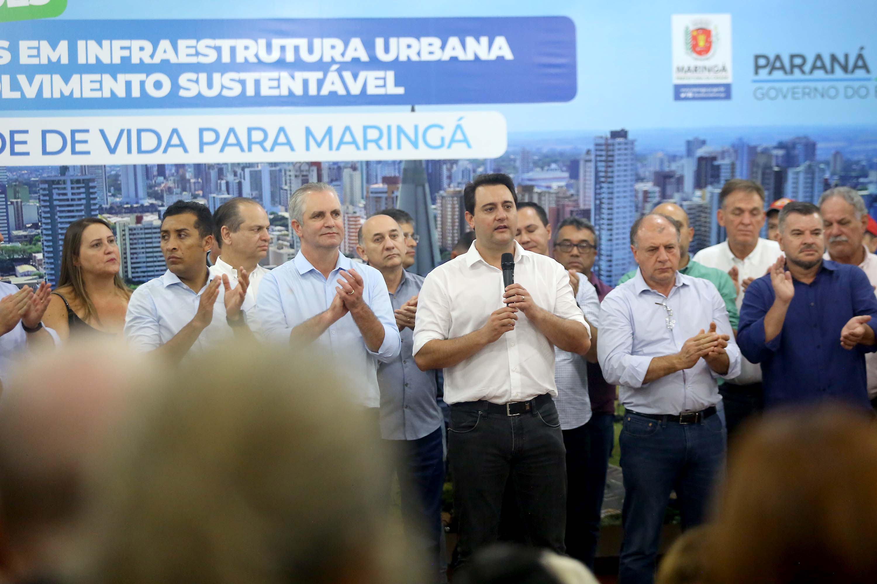 Governador Carlos Massa Ratinho Júnior libera recursos para melhorias urbanas e desenvolvimento sustentável para Maringá - Maringá, 14/02/2020 - Foto: Jaelson Lucas/AEN