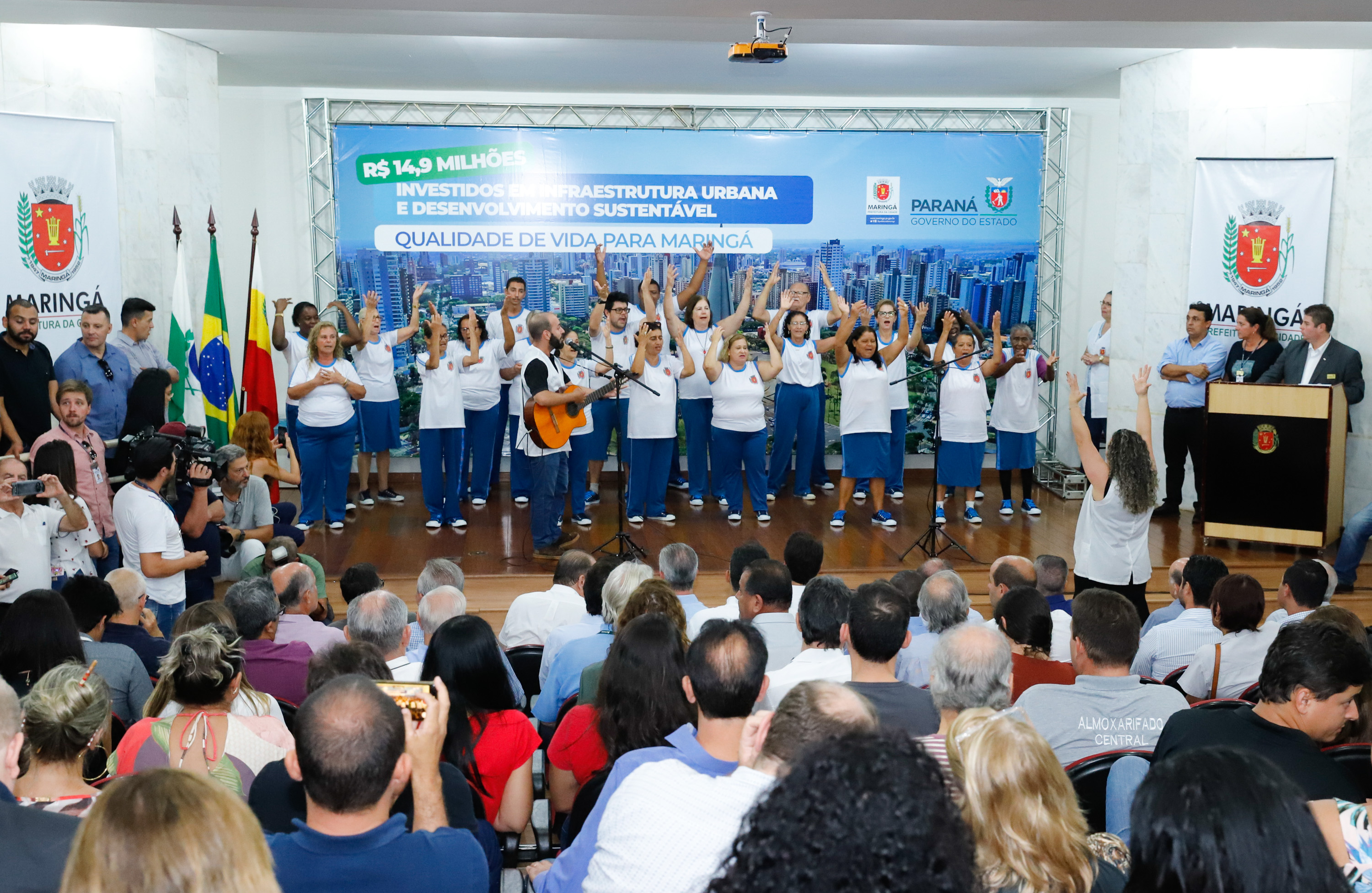 Maringá, no Noroeste do Paraná, vai investir R$ 10 milhões em pavimentação de ruas e avenidas