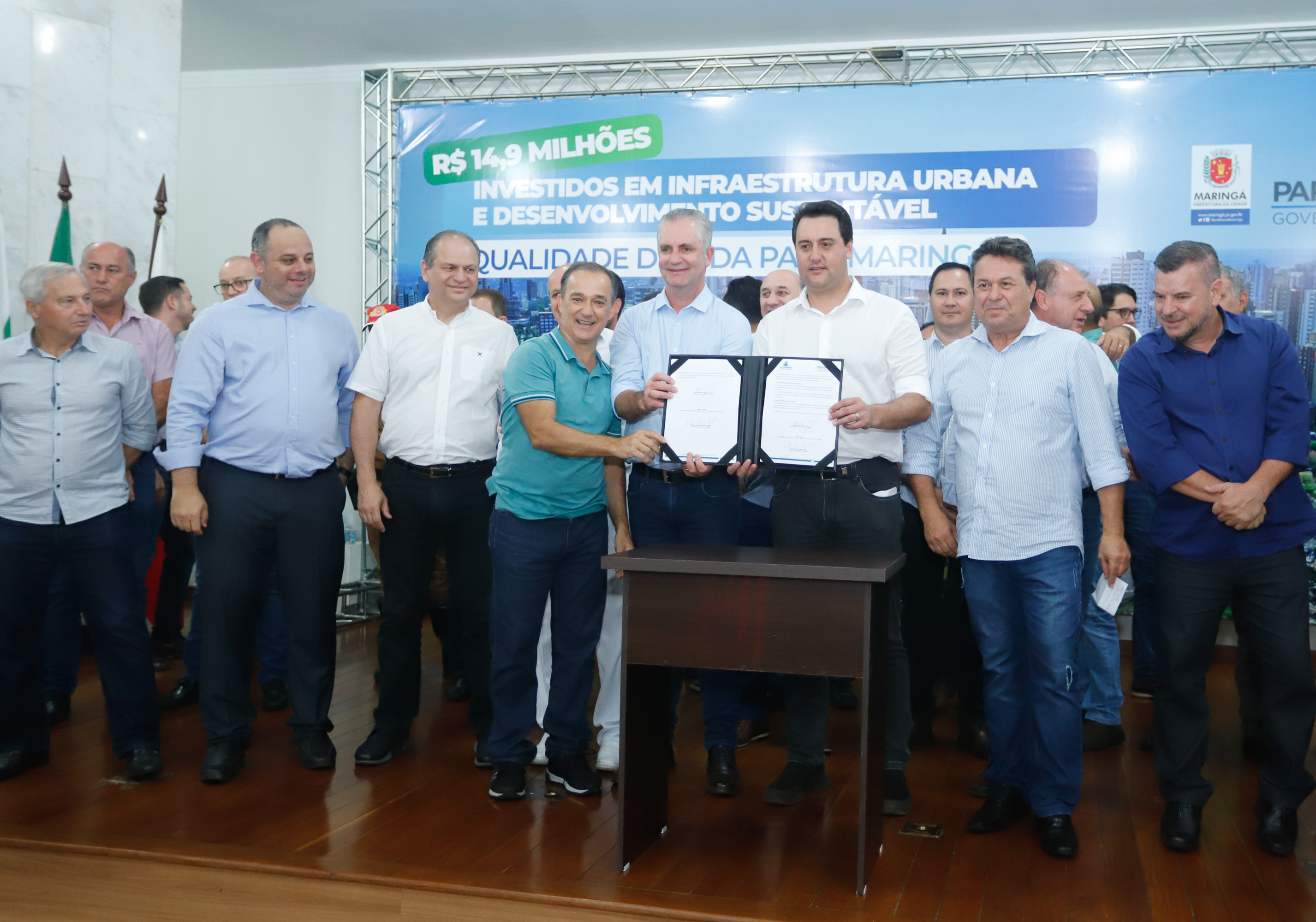 Maringá, no Noroeste do Paraná, vai investir R$ 10 milhões em pavimentação de ruas e avenidas