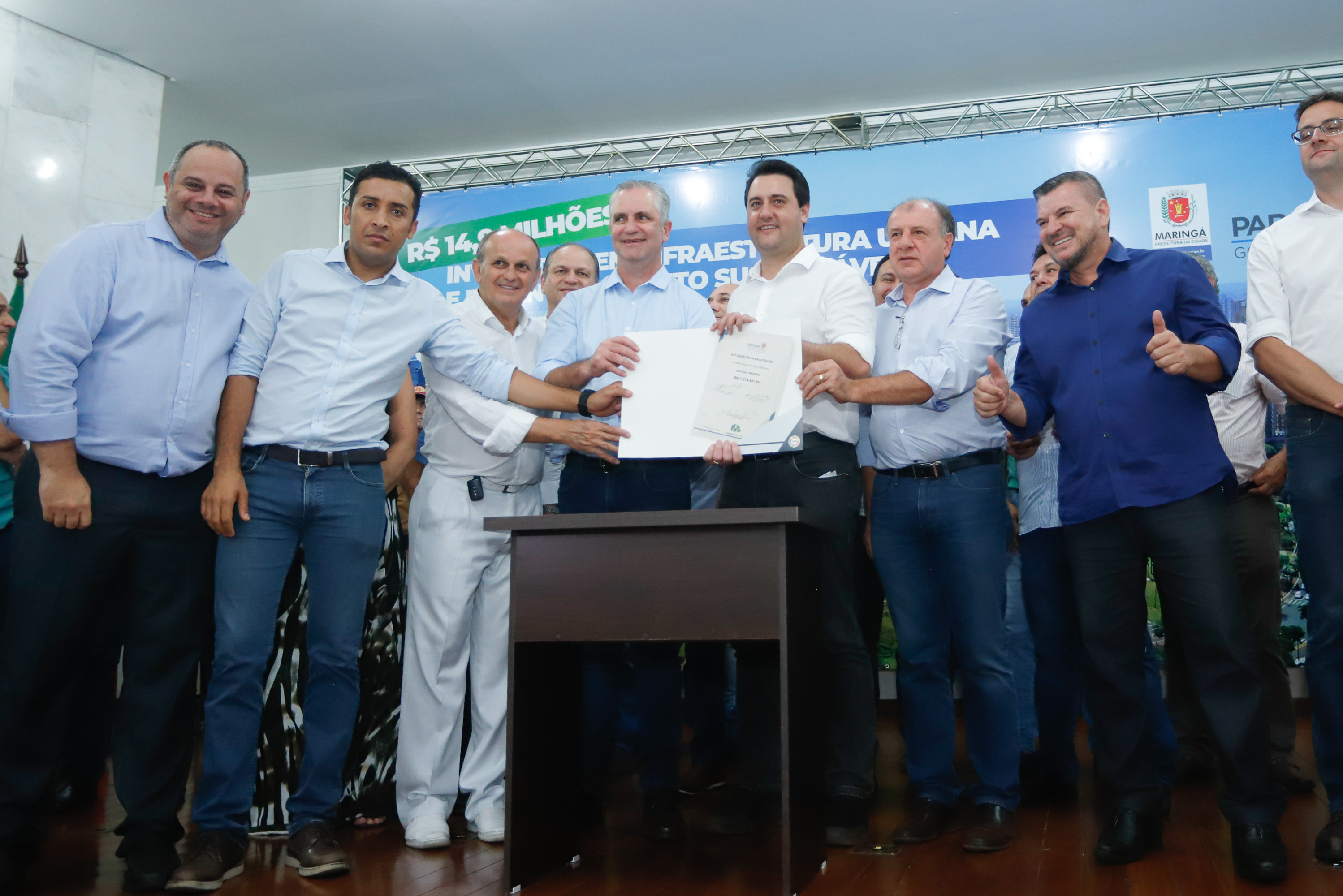 Maringá, no Noroeste do Paraná, vai investir R$ 10 milhões em pavimentação de ruas e avenidas