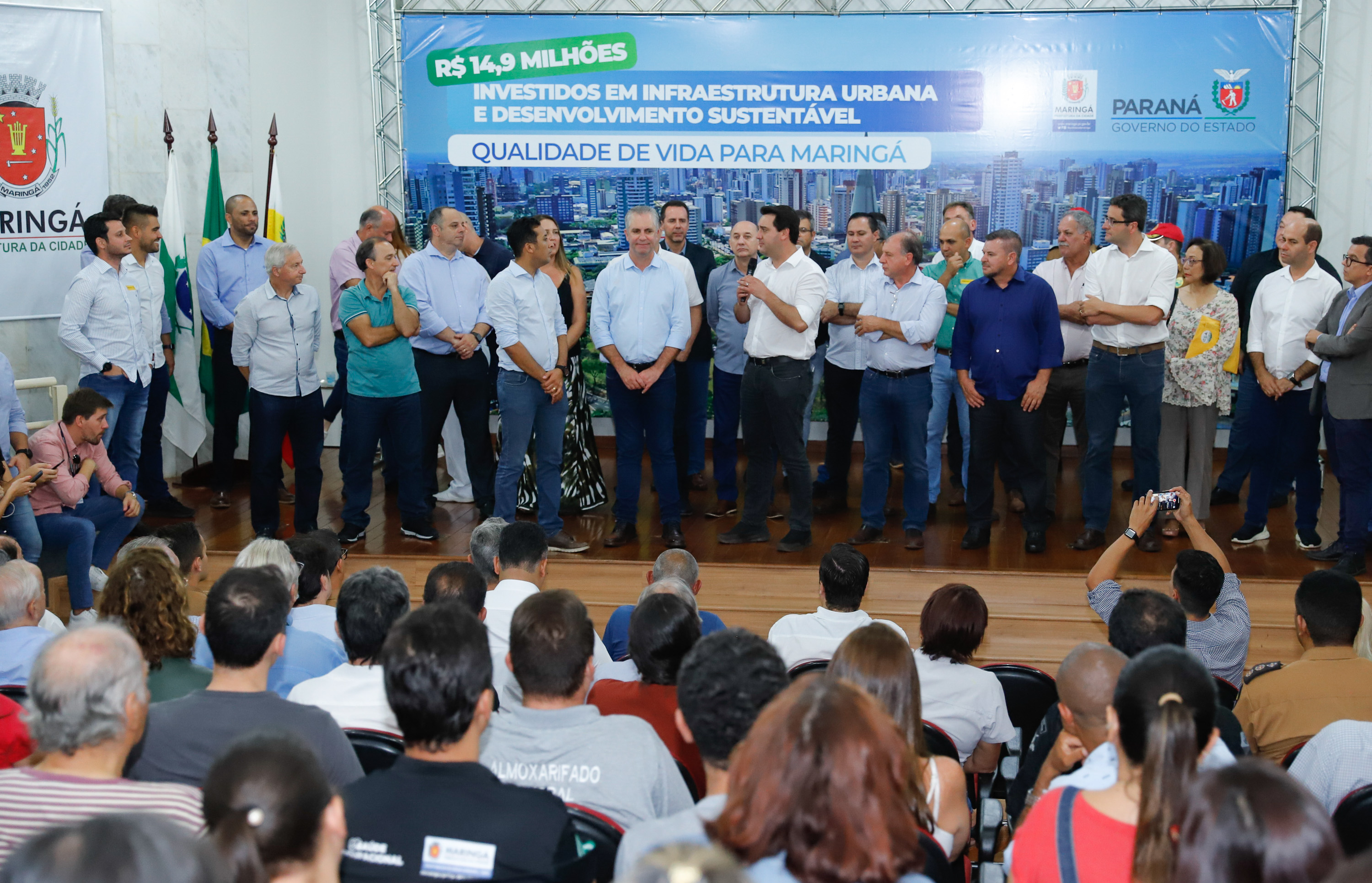 Maringá, no Noroeste do Paraná, vai investir R$ 10 milhões em pavimentação de ruas e avenidas