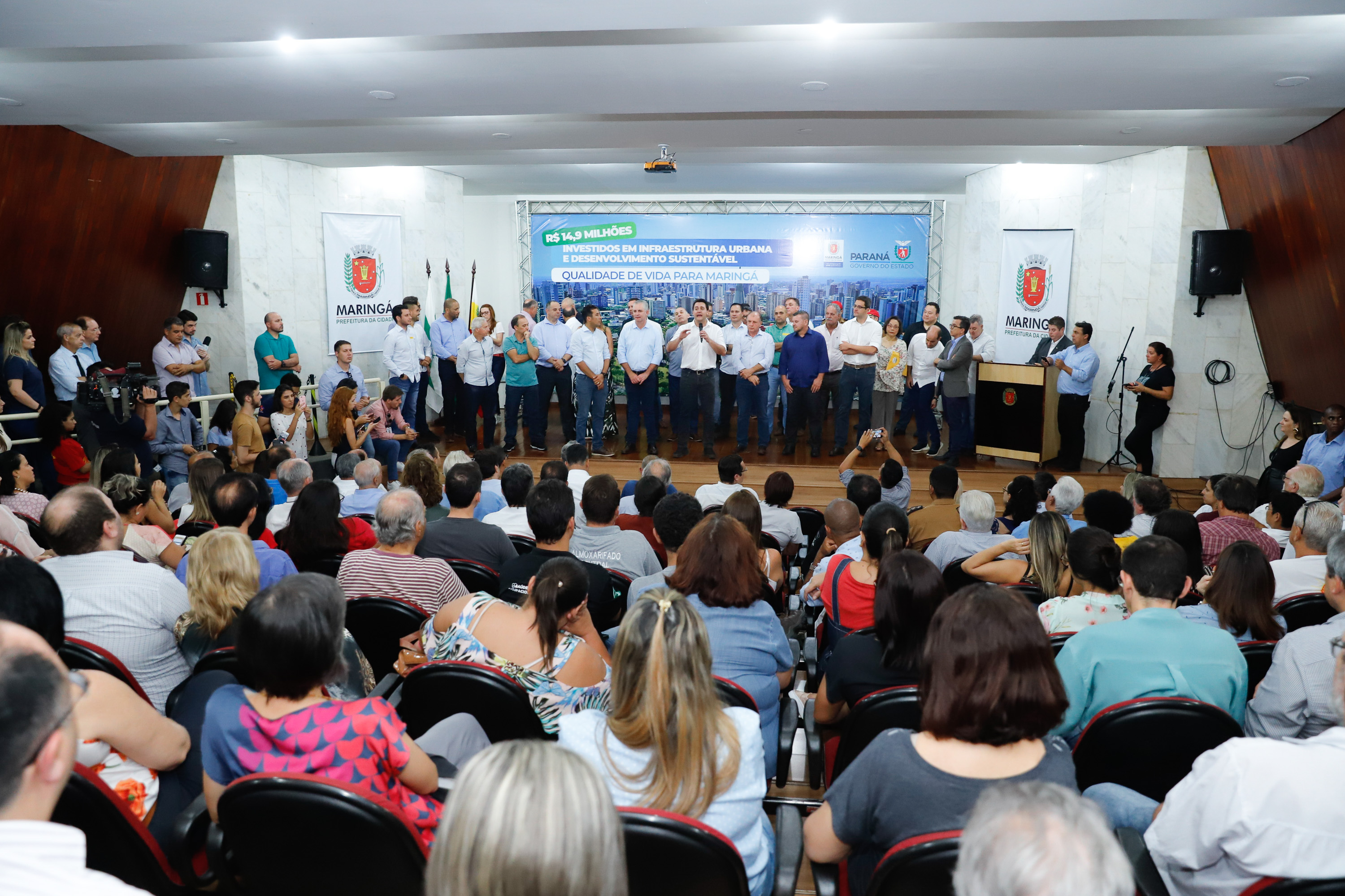 Maringá, no Noroeste do Paraná, vai investir R$ 10 milhões em pavimentação de ruas e avenidas