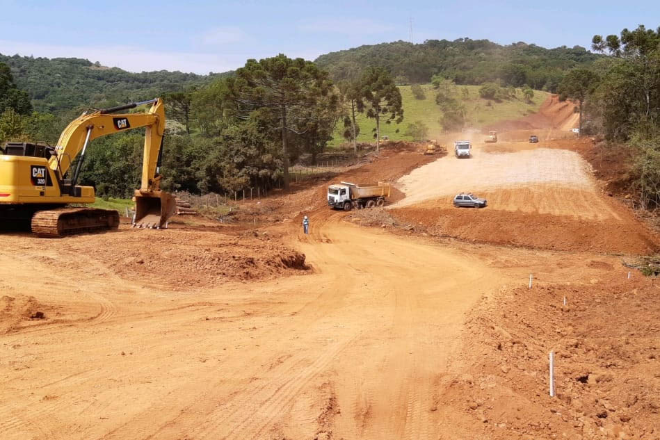Governo retoma as obras do Contorno Noroeste de Francisco Beltrão. Foto:DER
