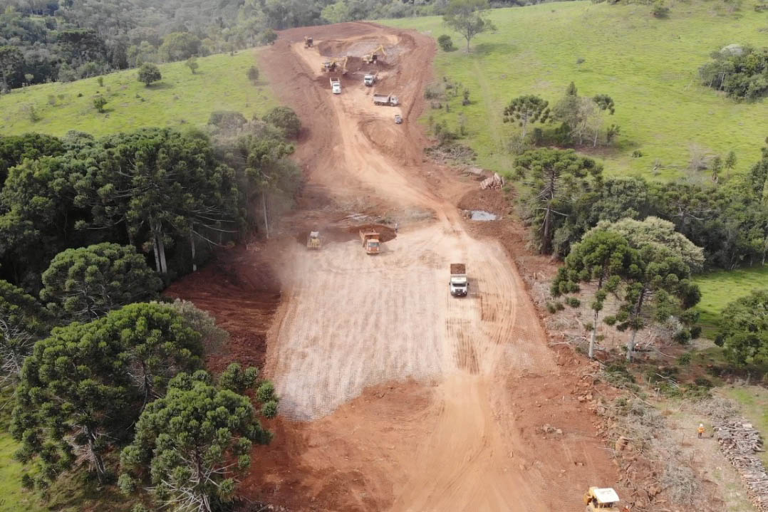 Governo retoma as obras do Contorno Noroeste de Francisco Beltrão. Foto:DER