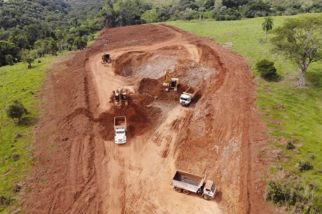 Governo retoma as obras do Contorno Noroeste de Francisco Beltrão. Foto:DER