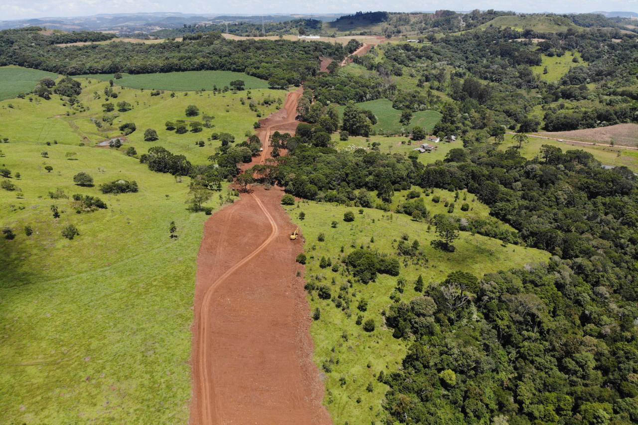 Governo retoma as obras do Contorno Noroeste de Francisco Beltrão. Foto:DER