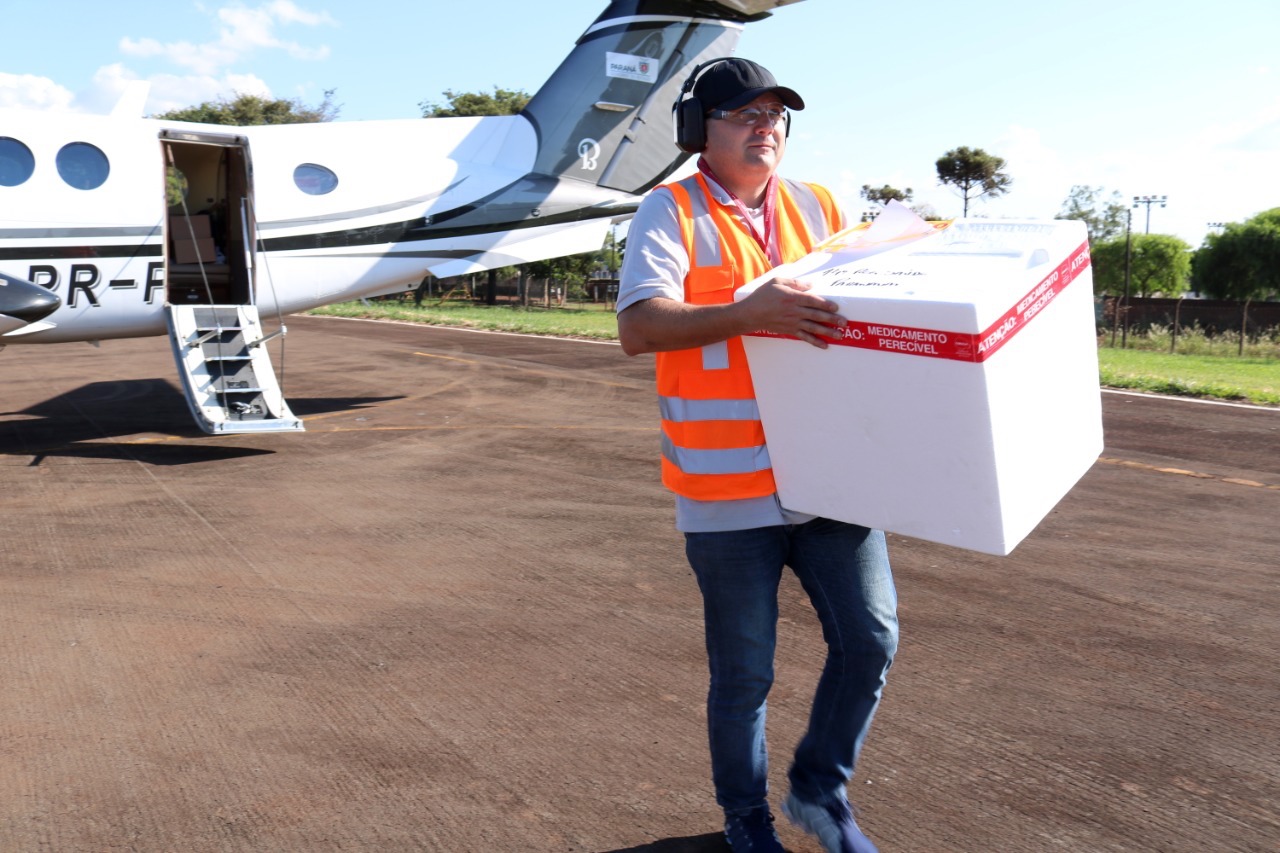 Aeronaves do Governo já coletaram 1.457 amostras para testes de coronavírus. Foto: Divulgação