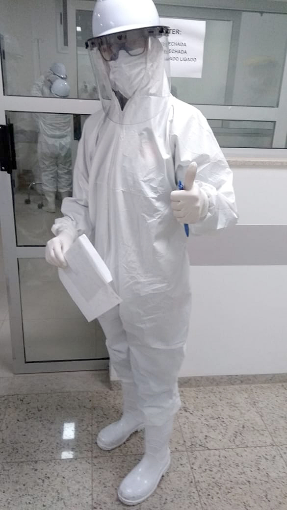 Profissionais de saúde salvam vidas na linha de frente.   Foto: Fátima Hirth Ruiz/Arquivo pessoal