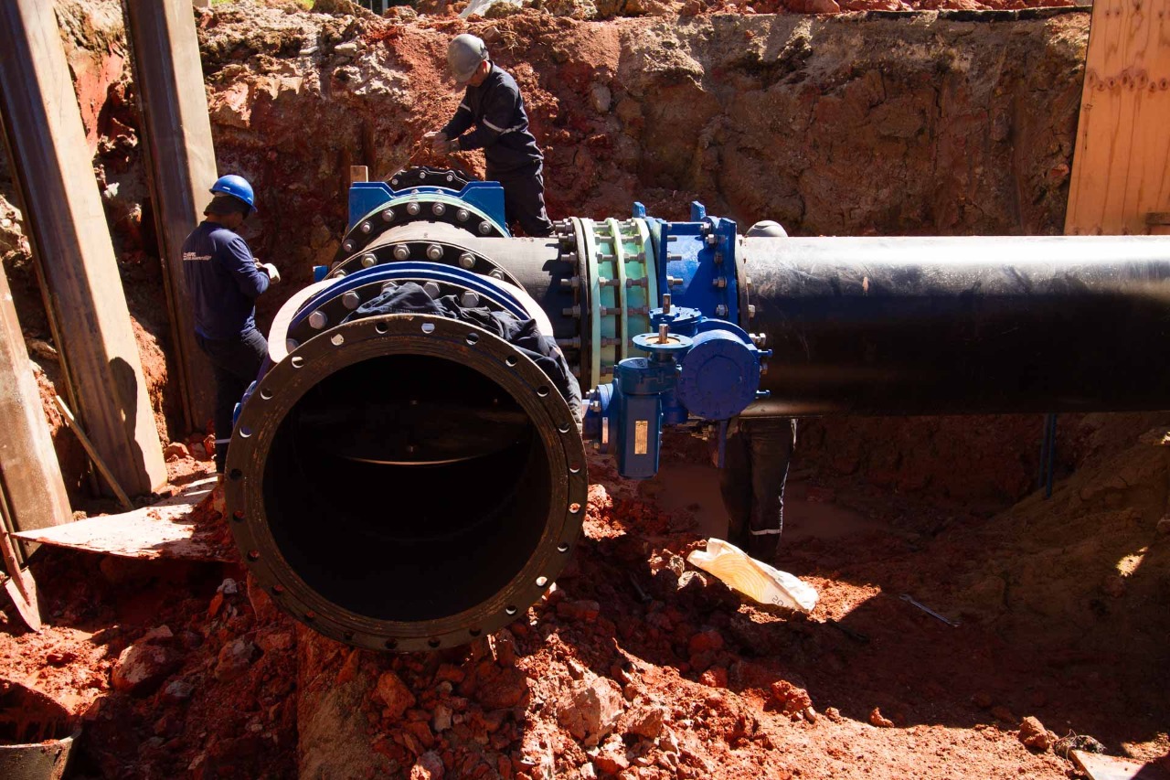 Sanepar antecipa interligação para reforçar distribuição de água. Foto: Sanepar