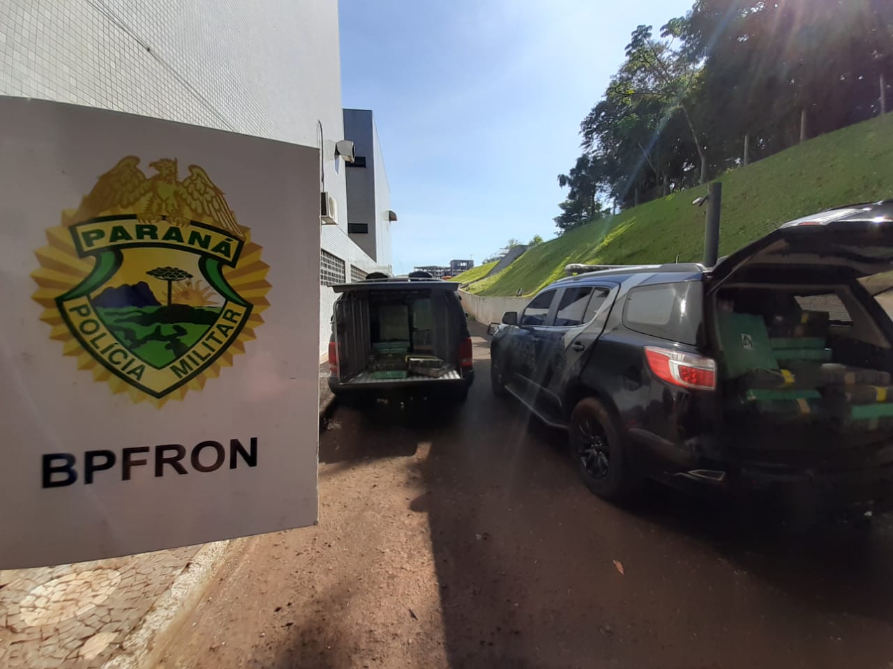 BPFron apreende 5,4 toneladas de maconha no 1.º quadrimestre. Foto:PMPR
