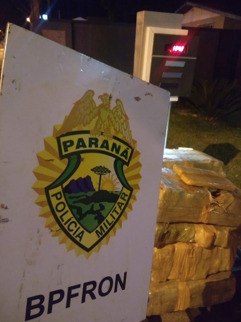 BPFron apreende 5,4 toneladas de maconha no 1.º quadrimestre. Foto:PMPR