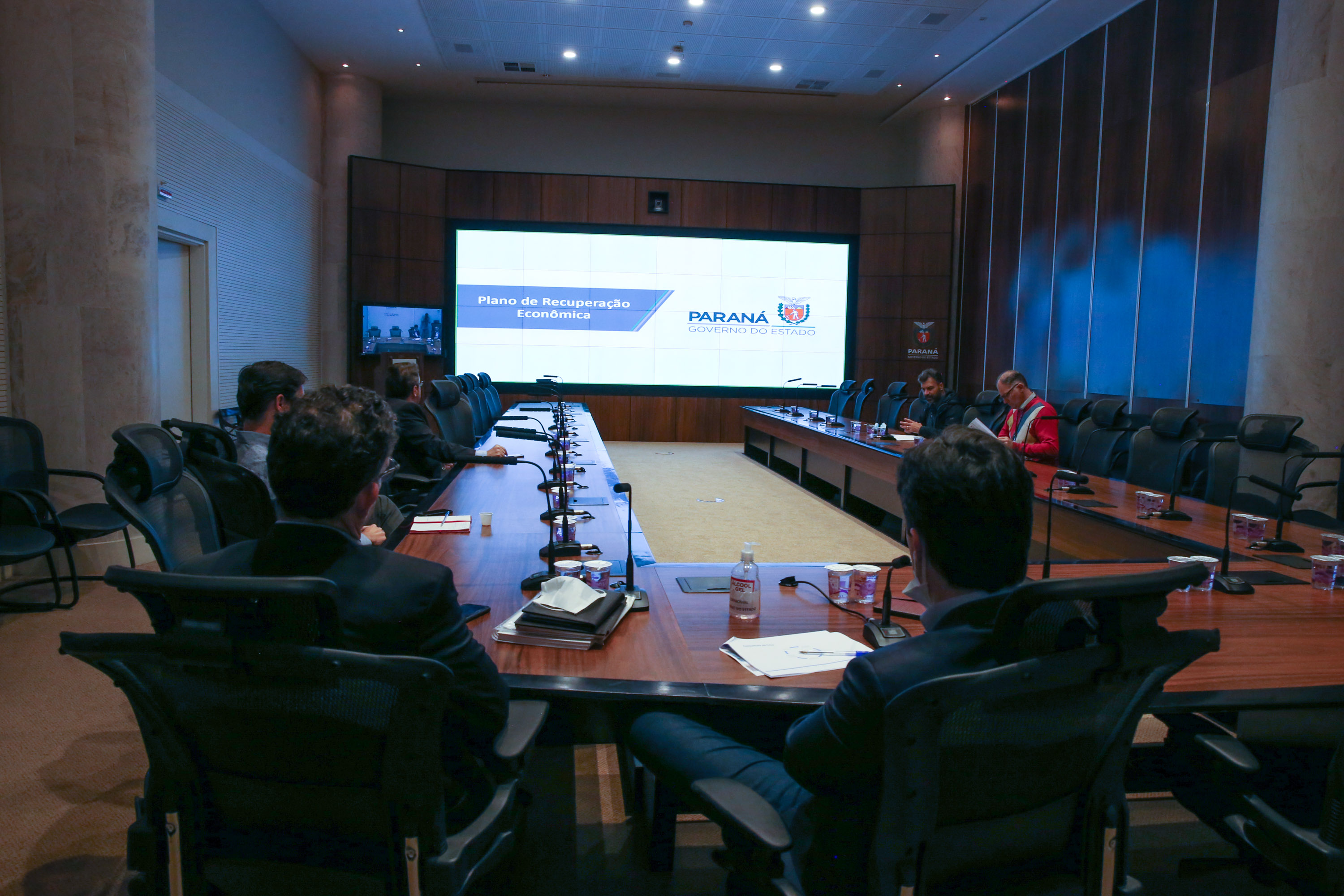 Reuniao Plano de Recuperação Econômica. Foto: Geraldo Bubniak/AEN