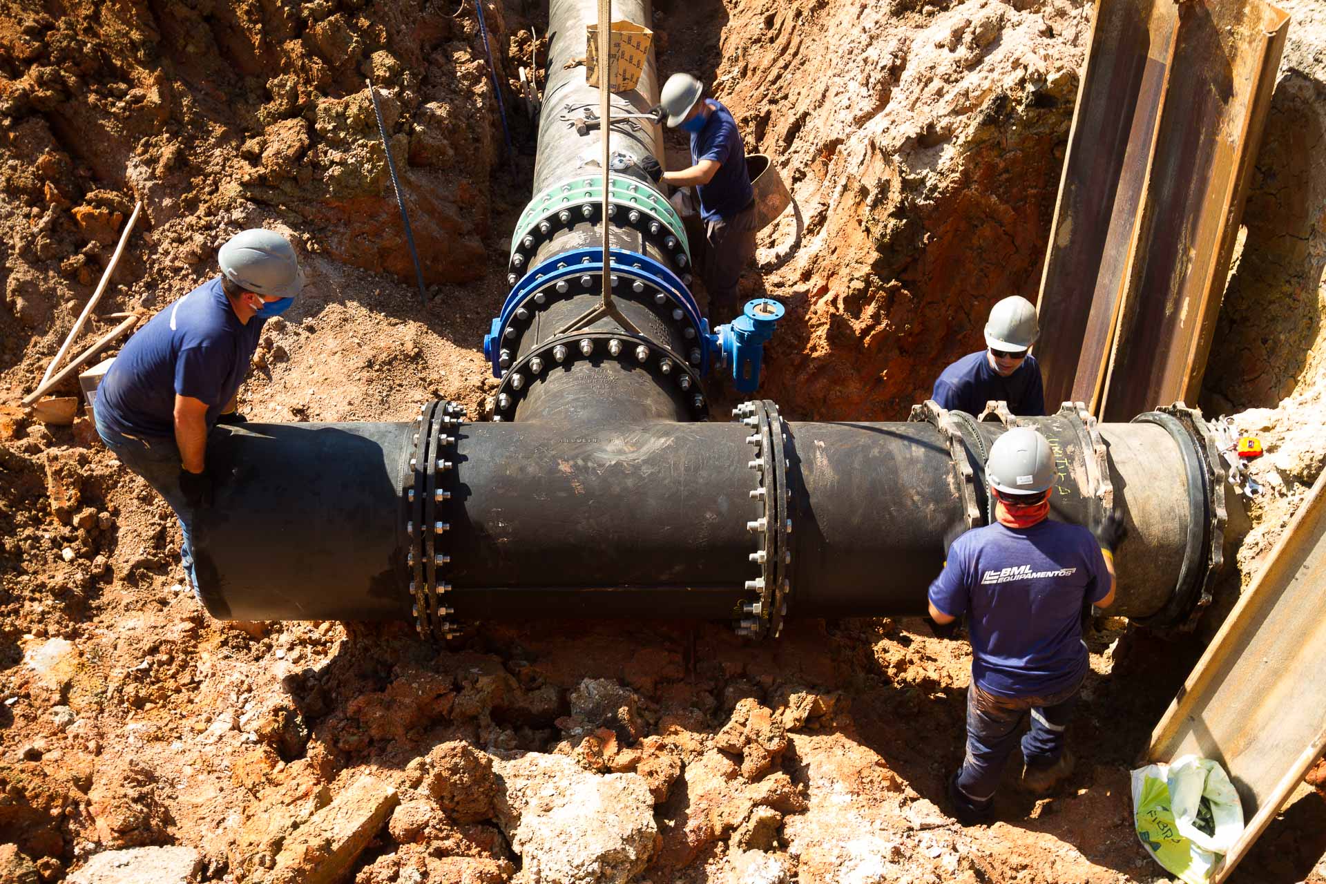 Sanepar conclui obra que vai melhorar distribuição de água
 . Foto:Sanepar