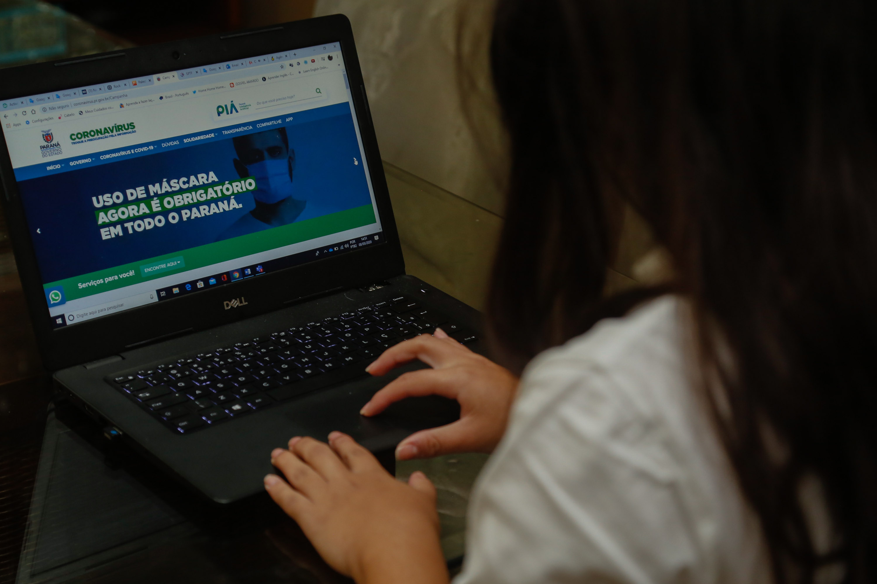 Site especial sobre coronavírus alcança 800 mil visualizações. Foto: Gilson Abreu/AEN