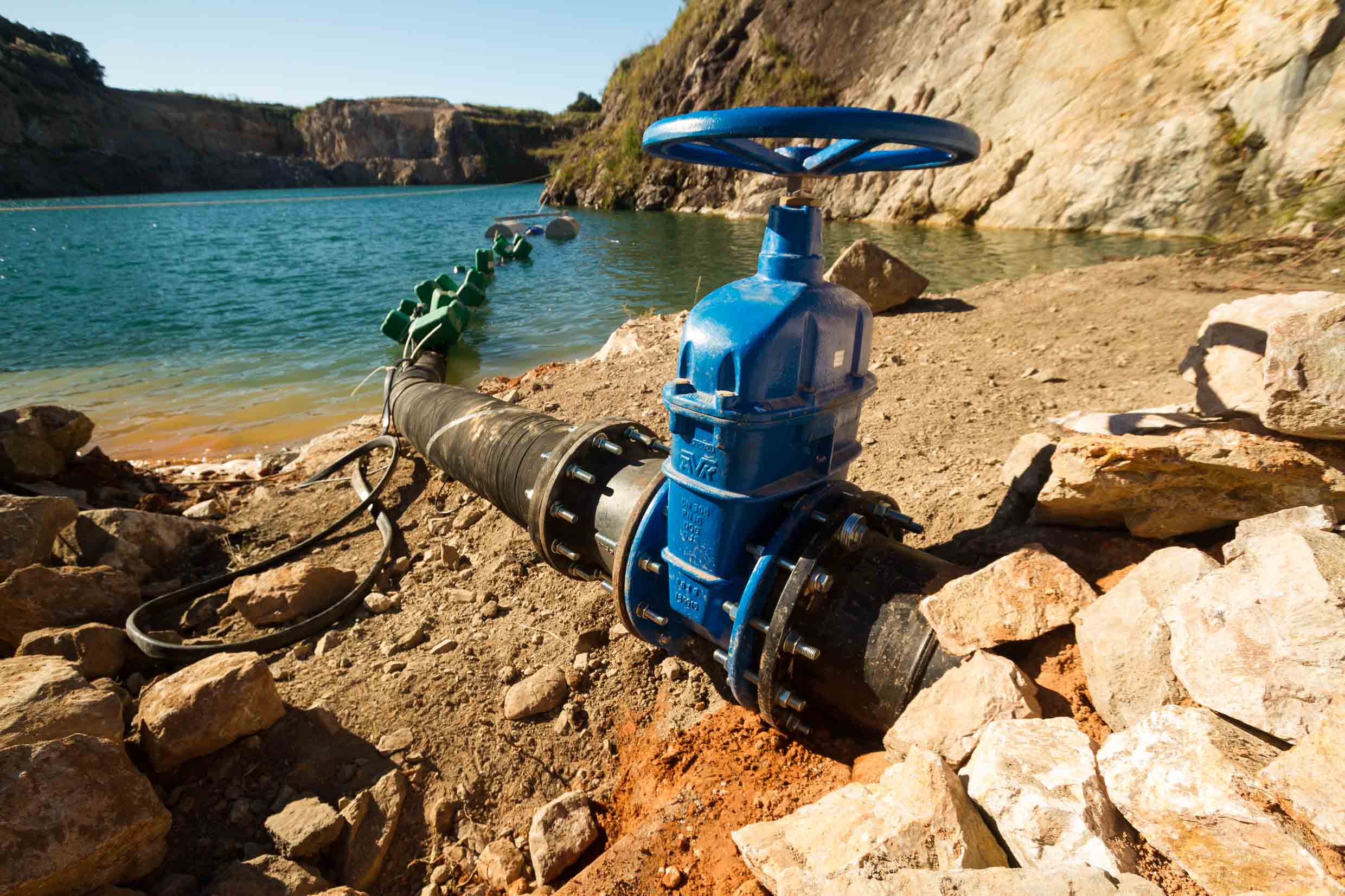 Entra em funcionamento captação de cava em São José dos Pinhais. Foto: Sanepar