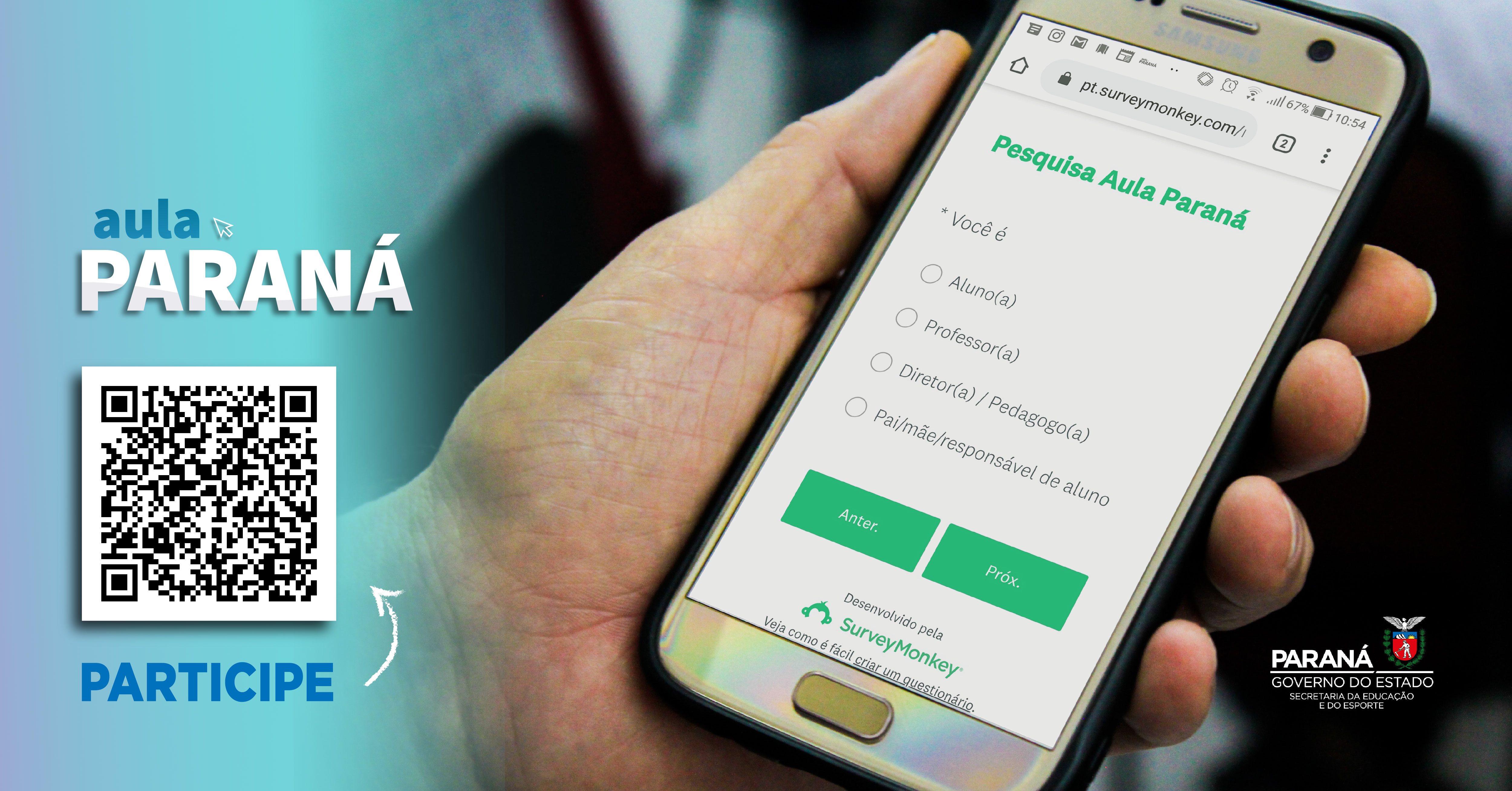 Pesquisa vai avaliar ferramentas do Aula Paraná. Foto:SEED