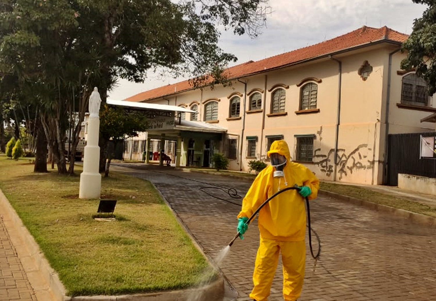 Sanepar mantém desinfecção de hospitais e asilos no Norte. Foto: Sanepar