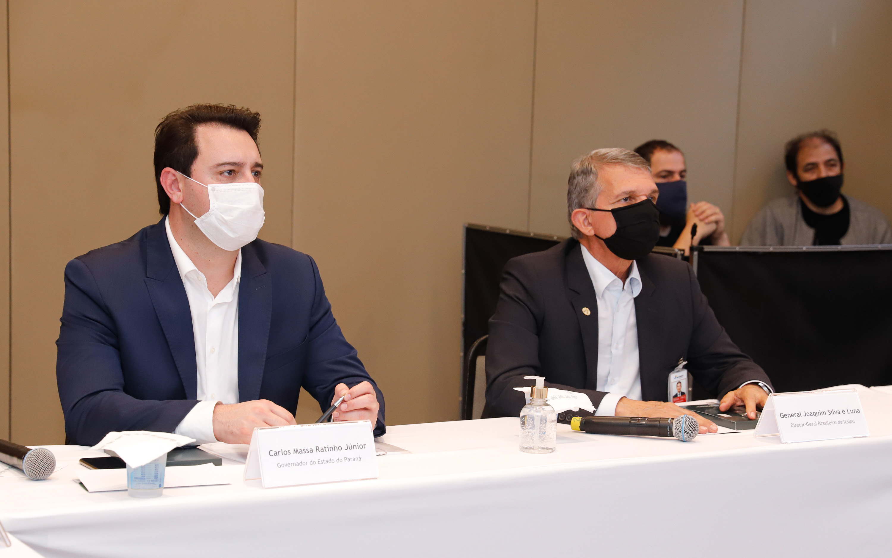 O governador Carlos Massa Ratinho Junior participou nesta quinta-feira (18) de uma reunião com a direção brasileira de Itaipu Binacional, em Foz do Iguaçu, e destacou que a parceria entre o Estado e a hidrelétrica é fundamental para ajudar o Paraná na retomada da economia.