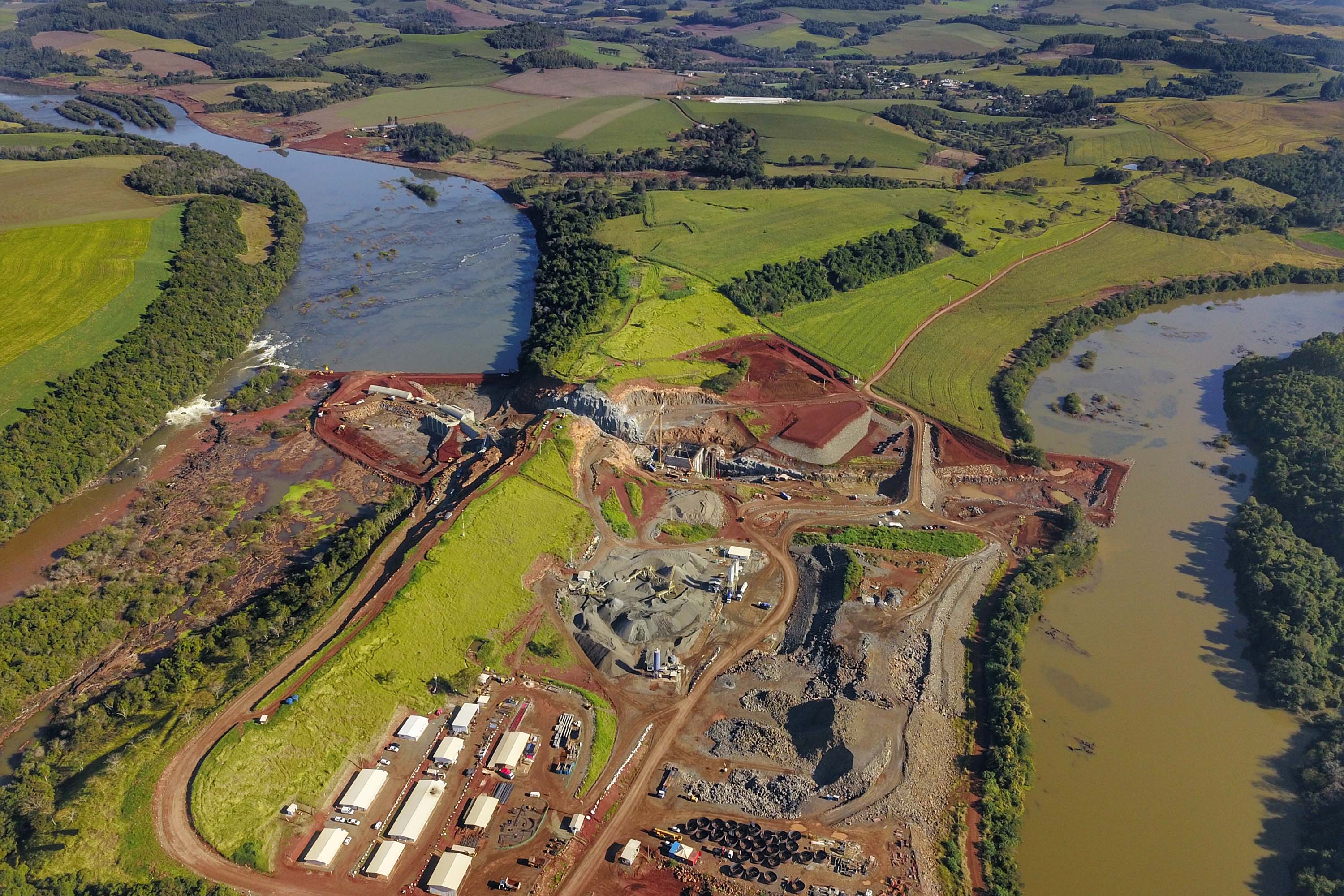 Construção da PCH Bela Vista avança em várias frentes