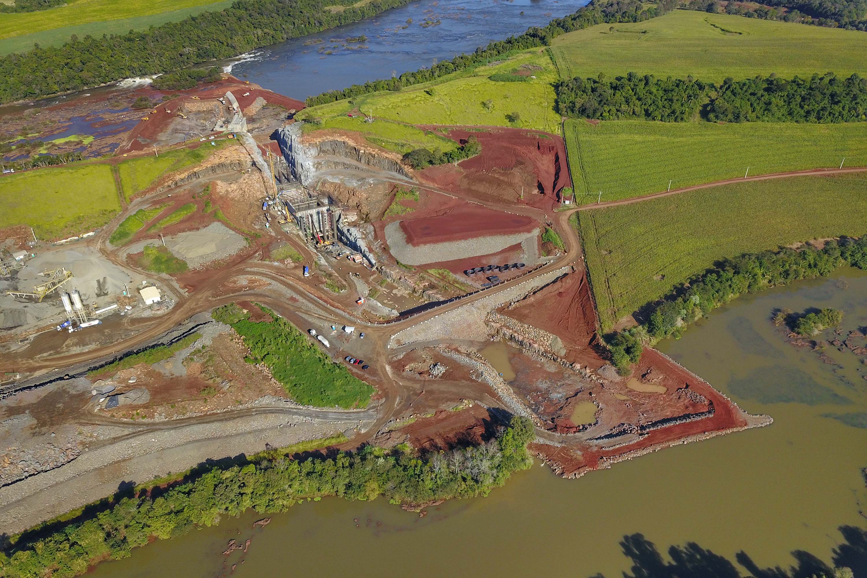 Construção da PCH Bela Vista avança em várias frentes