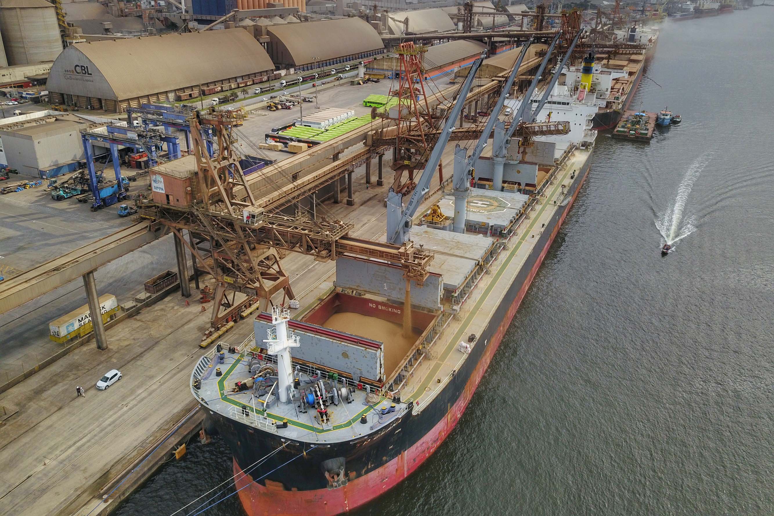 04/2019 - Porto de Paranaguá. Foto: José Fernando Ogura/AEN