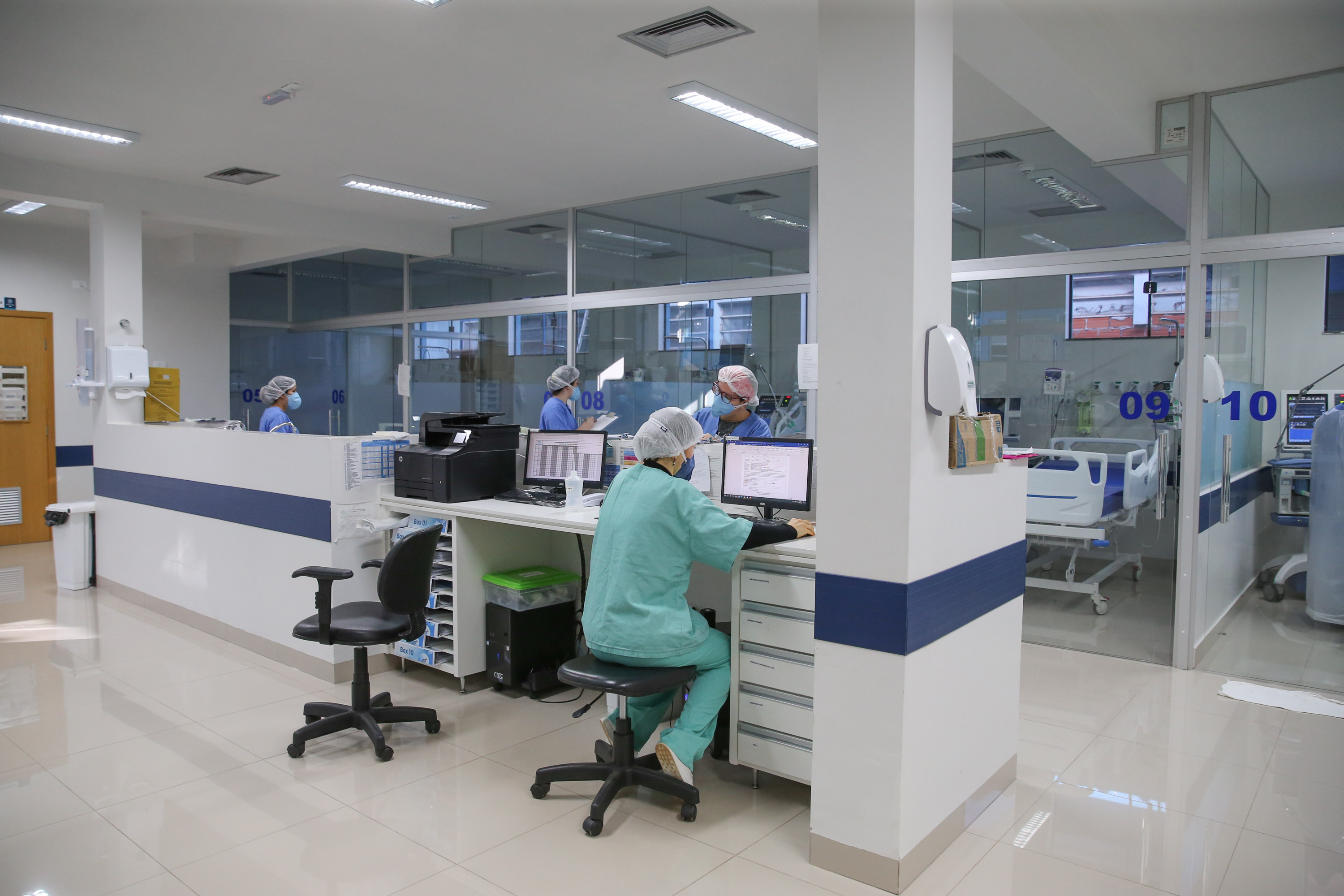 UTI  do Hospital Santa Clara, em Colorado, na região Norte do Paraná.   03/08/2020 -  Foto: Geraldo Bubniak/AEN