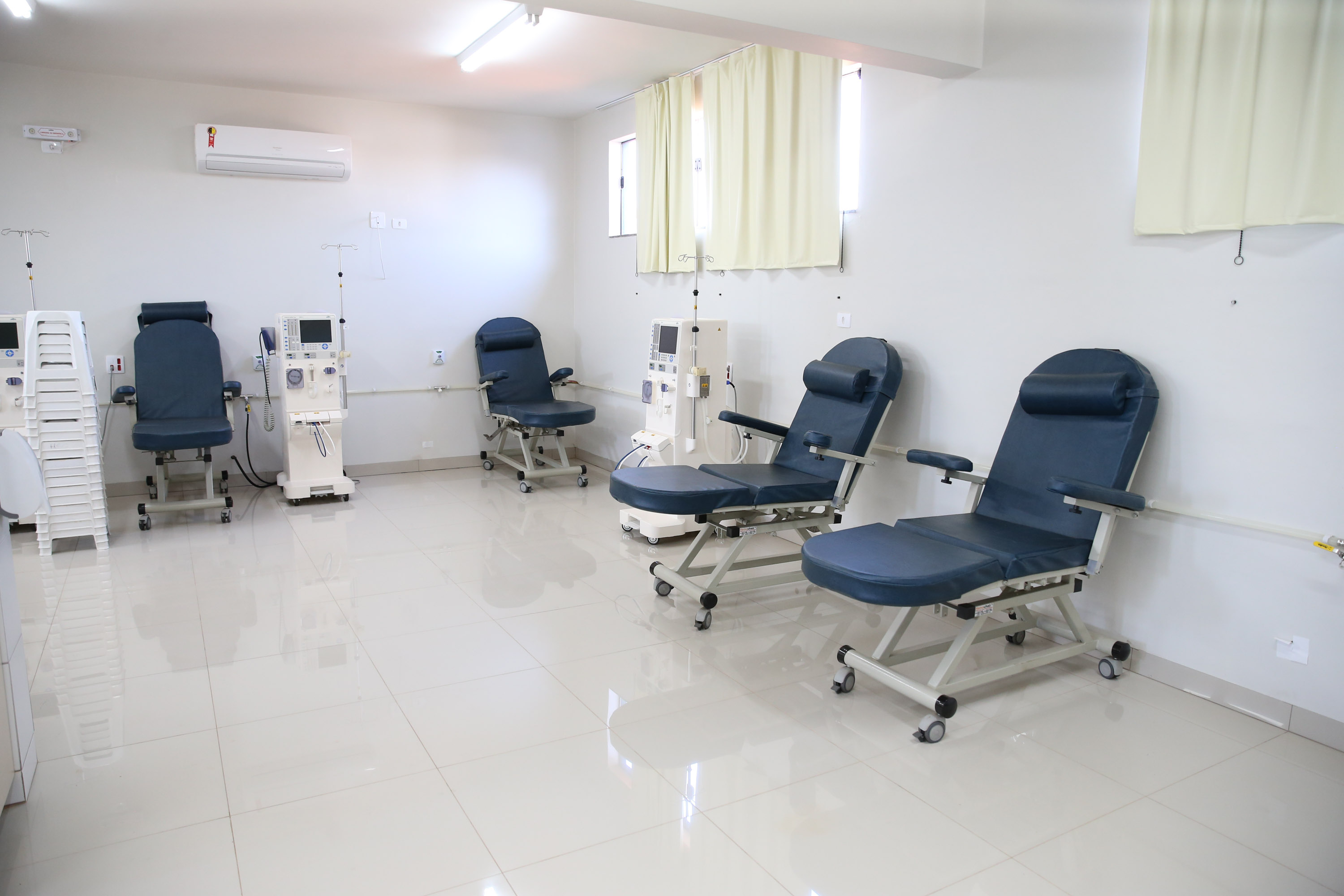 Setor de Hemodialise do Hospital Santa Clara, em Colorado, na região Norte do Paraná.   03/08/2020 -  Foto: Geraldo Bubniak/AEN