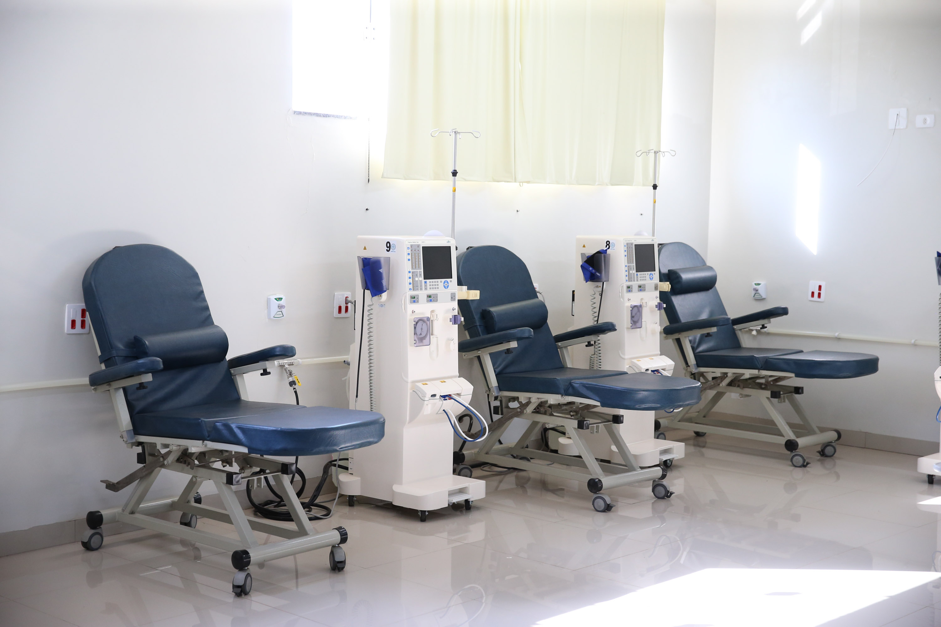 Setor de Hemodialise do Hospital Santa Clara, em Colorado, na região Norte do Paraná.   03/08/2020 -  Foto: Geraldo Bubniak/AEN