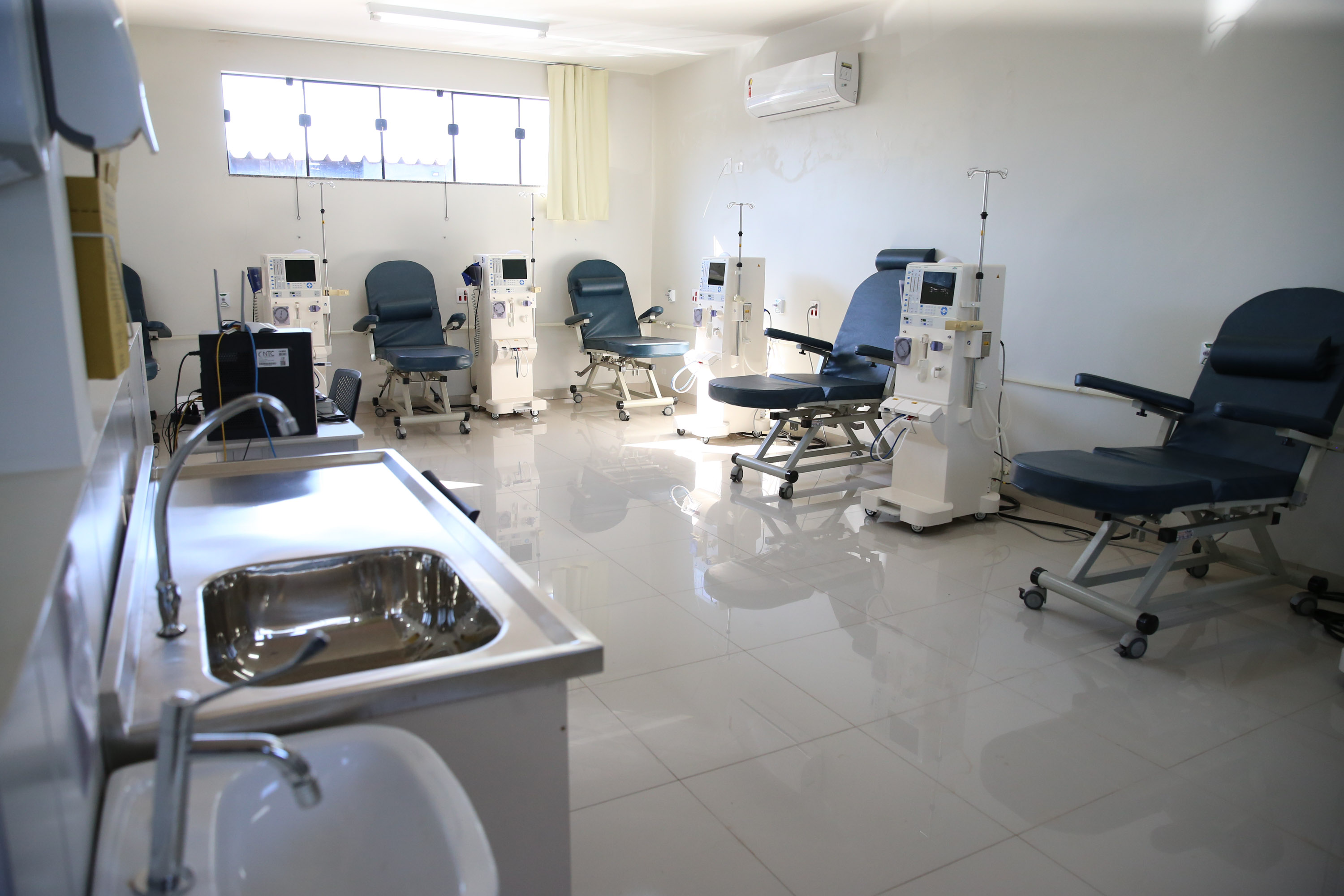 Setor de Hemodialise do Hospital Santa Clara, em Colorado, na região Norte do Paraná.   03/08/2020 -  Foto: Geraldo Bubniak/AEN