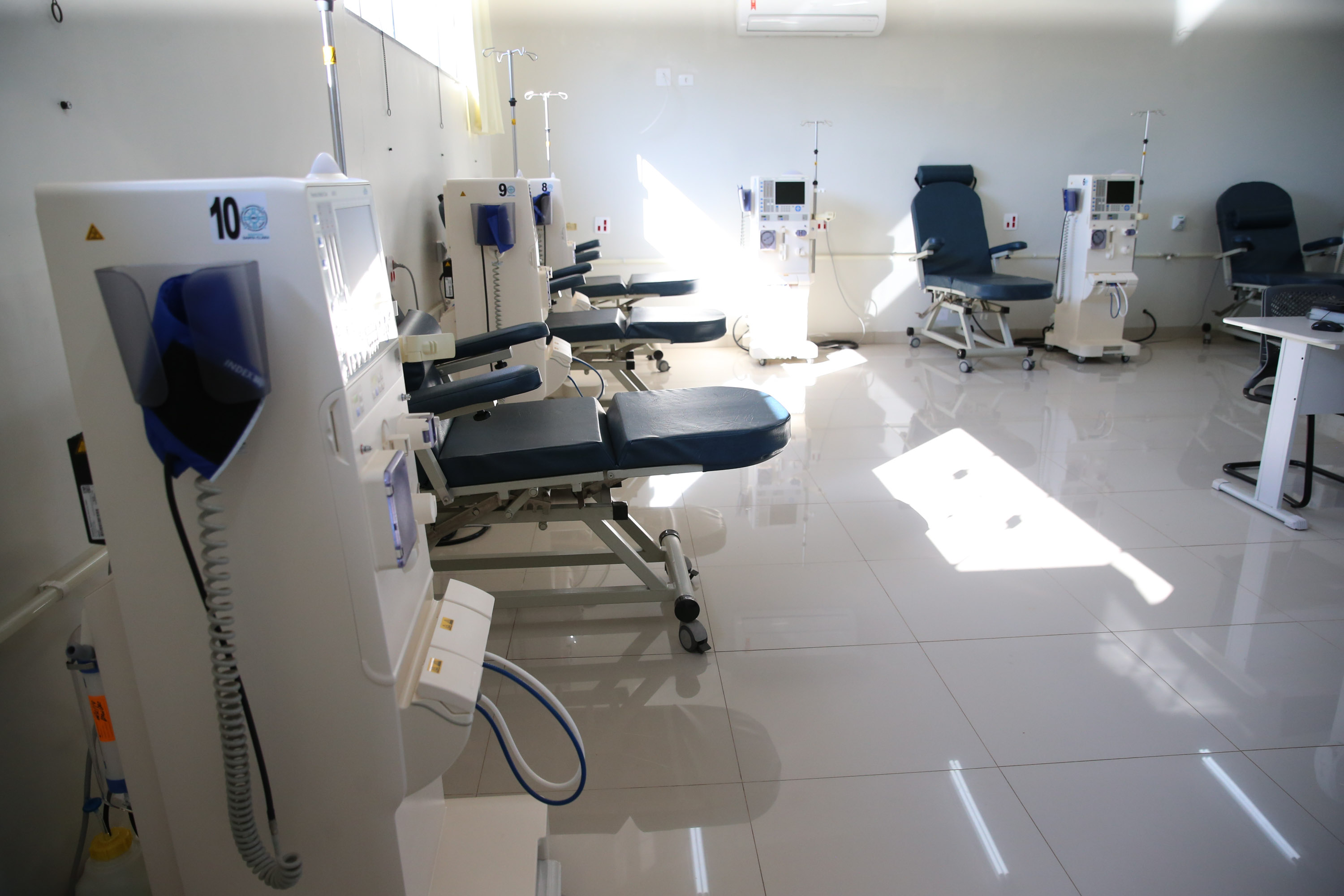 Setor de Hemodialise do Hospital Santa Clara, em Colorado, na região Norte do Paraná.   03/08/2020 -  Foto: Geraldo Bubniak/AEN