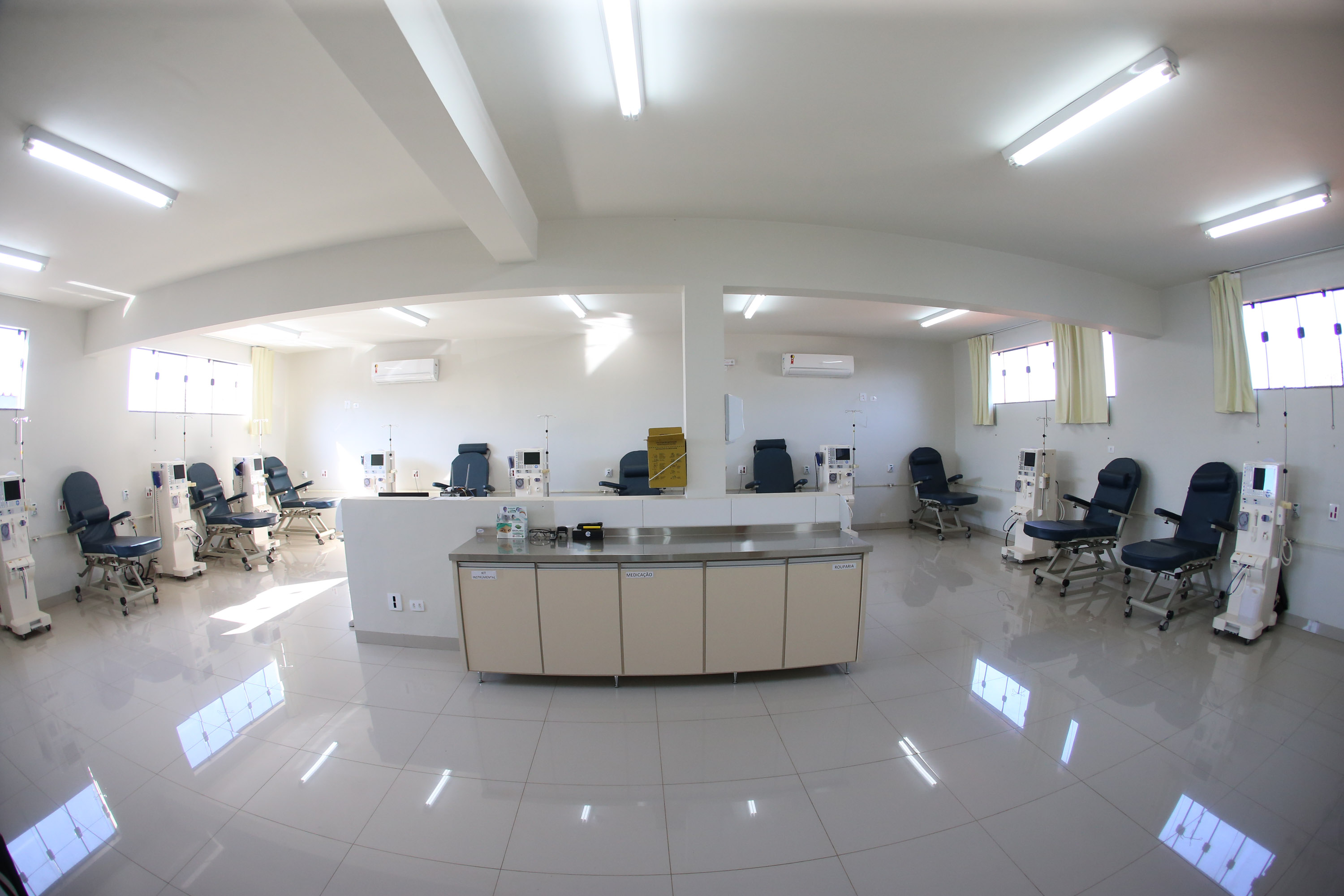 Setor de Hemodialise do Hospital Santa Clara, em Colorado, na região Norte do Paraná.   03/08/2020 -  Foto: Geraldo Bubniak/AEN