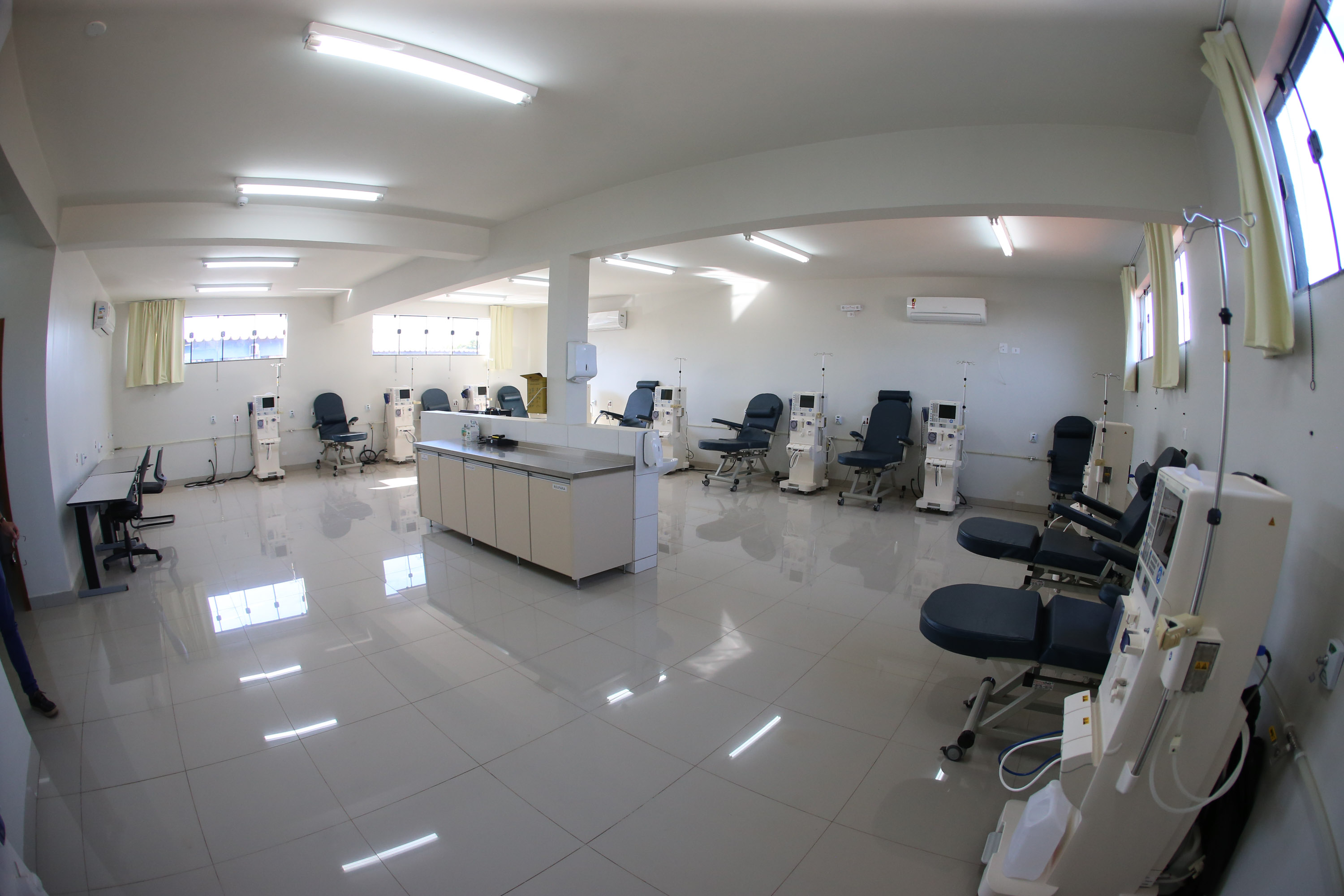 Setor de Hemodialise do Hospital Santa Clara, em Colorado, na região Norte do Paraná.   03/08/2020 -  Foto: Geraldo Bubniak/AEN