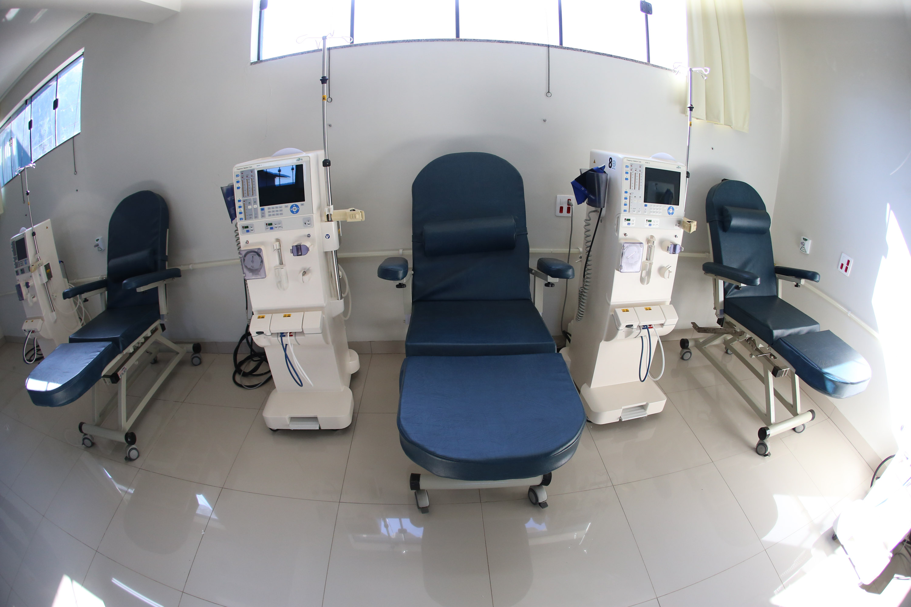 Setor de Hemodialise do Hospital Santa Clara, em Colorado, na região Norte do Paraná.   03/08/2020 -  Foto: Geraldo Bubniak/AEN