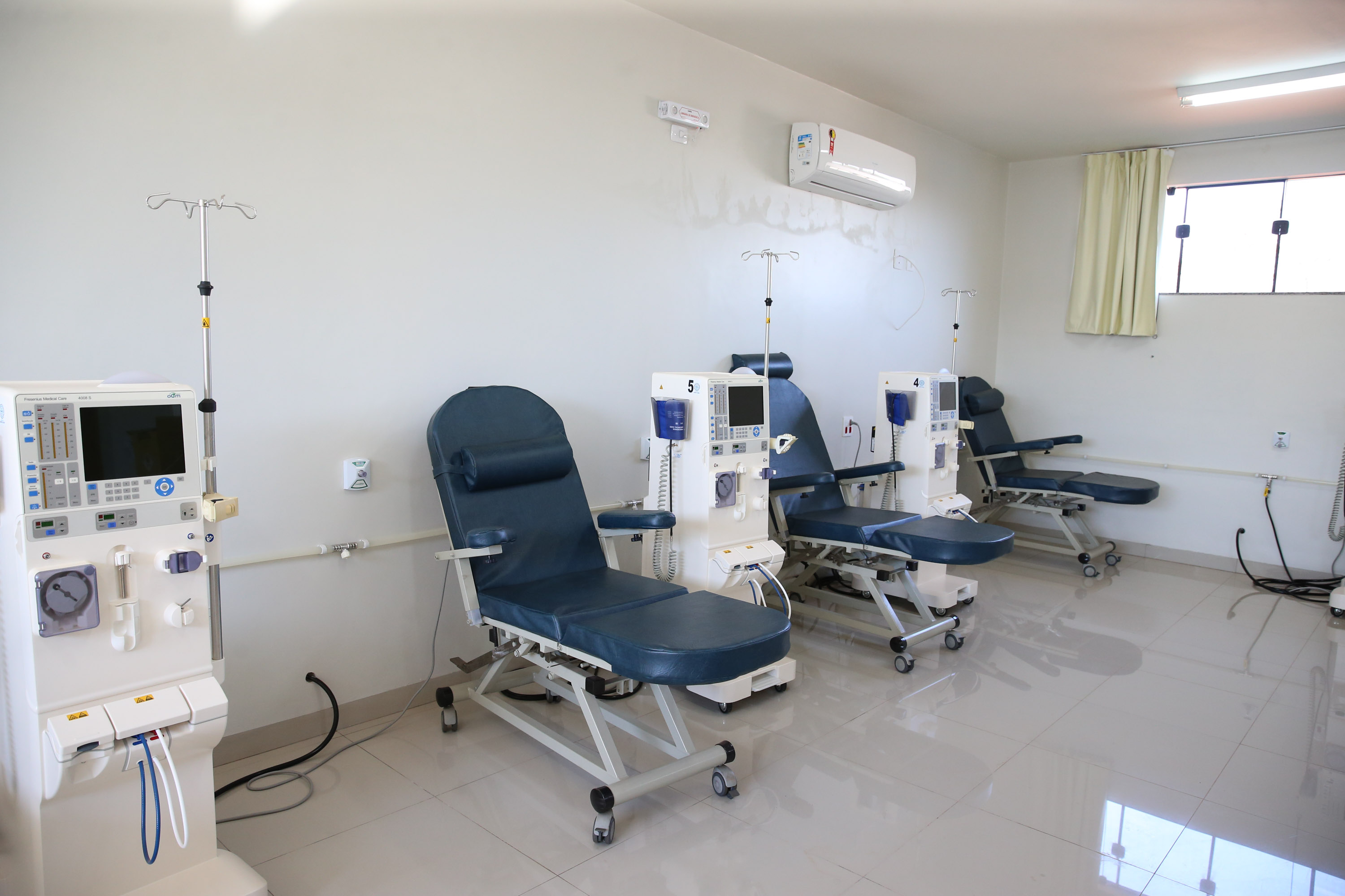 Setor de Hemodialise do Hospital Santa Clara, em Colorado, na região Norte do Paraná.   03/08/2020 -  Foto: Geraldo Bubniak/AEN