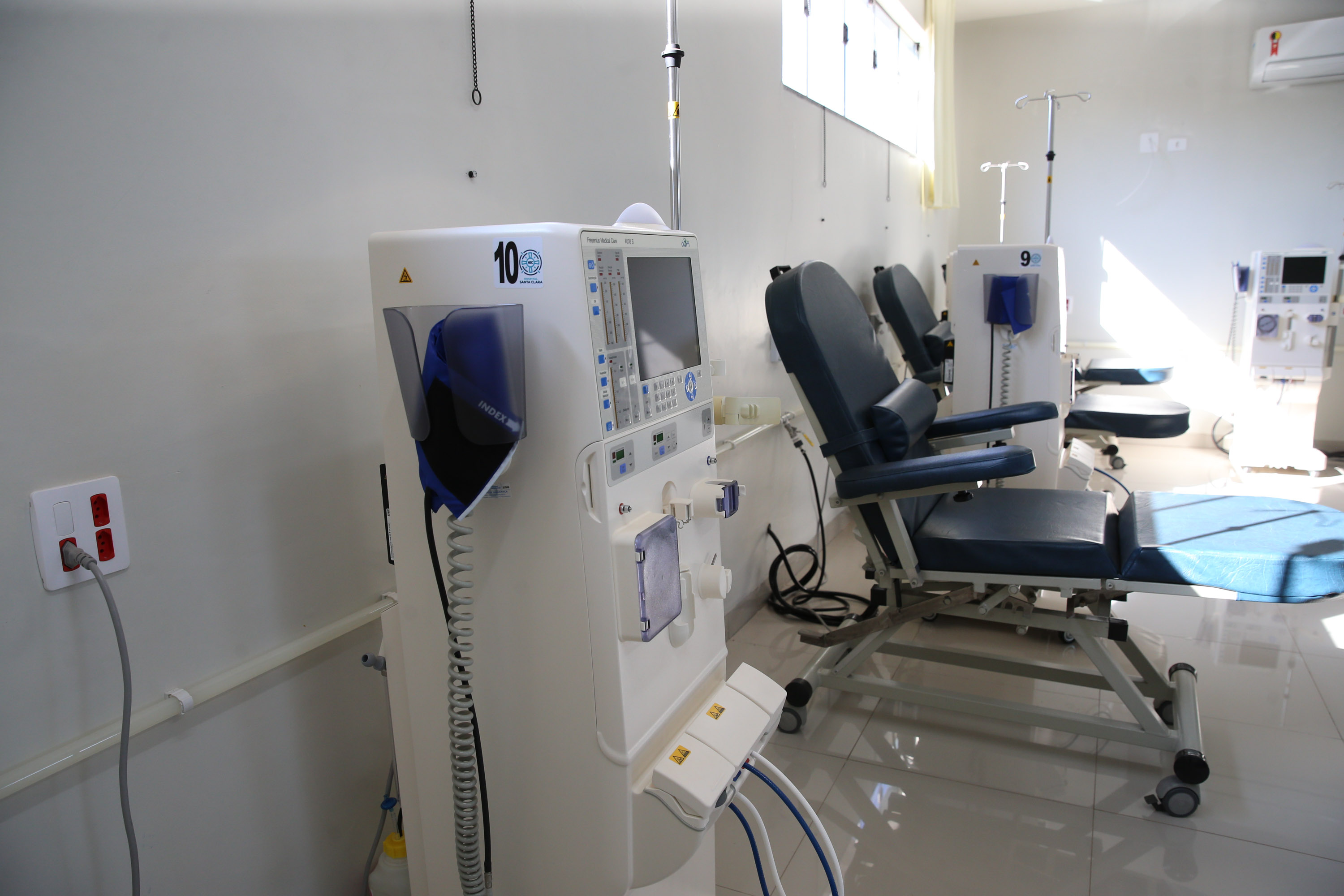 Setor de Hemodialise do Hospital Santa Clara, em Colorado, na região Norte do Paraná.   03/08/2020 -  Foto: Geraldo Bubniak/AEN