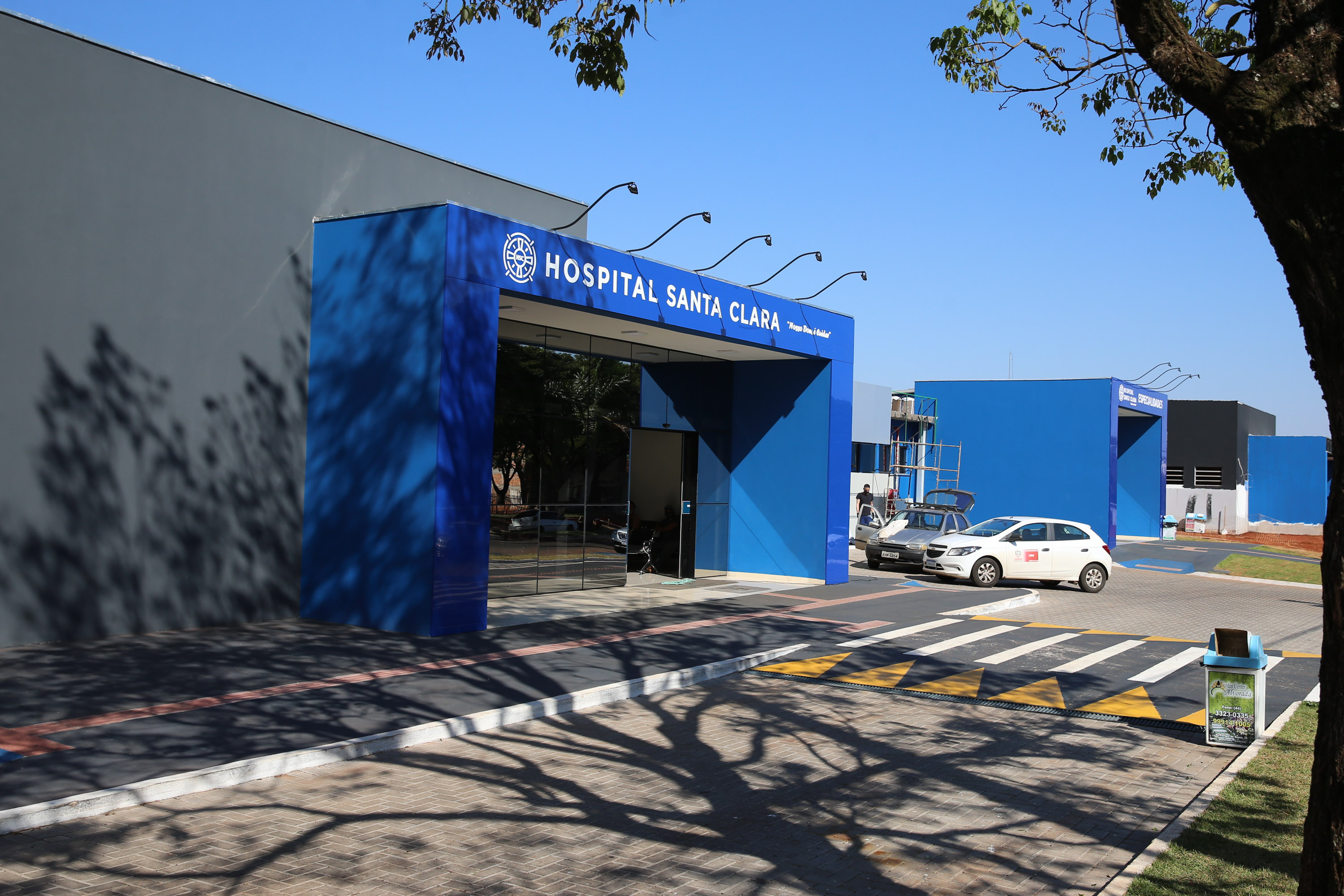 Hospital Santa Clara, em Colorado, na região Norte do Paraná.   03/08/2020 -  Foto: Geraldo Bubniak/AEN