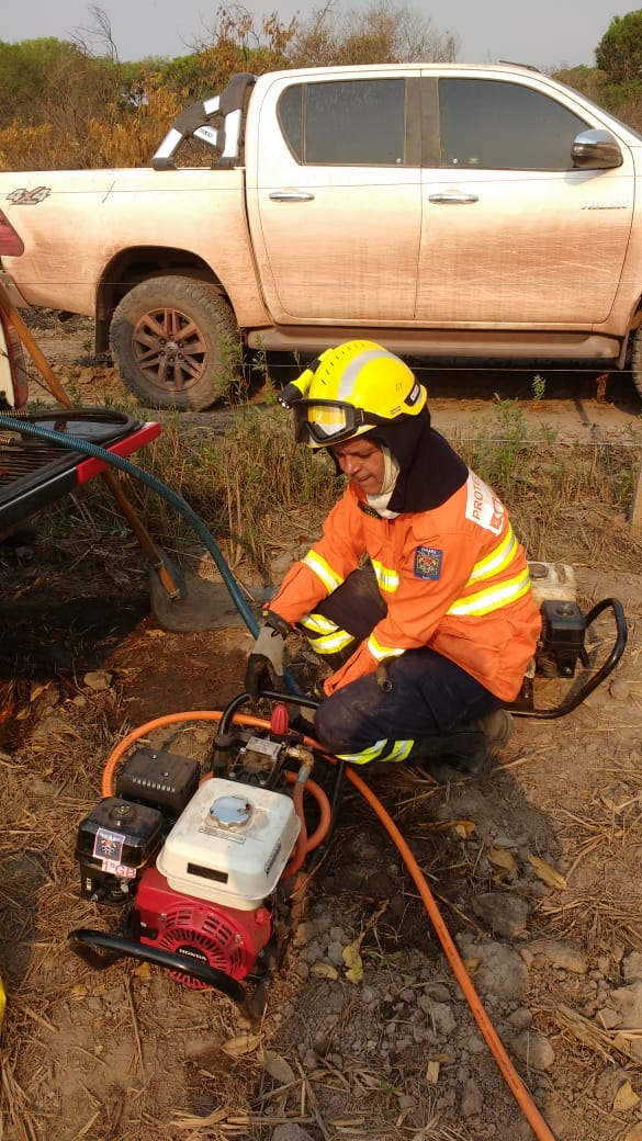 Bombeiros do Paraná completam dez dias de combate a incêndios no Pantanal
. Foto: Corpo de Bombeiros1