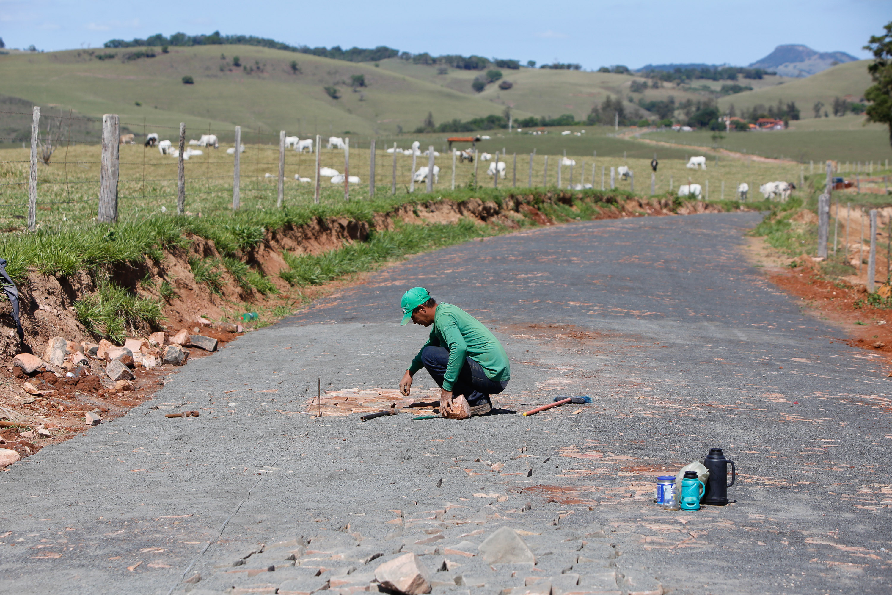 Estradas vão fomentar turismo e agronegócio em Ribeirão Claro.Foto Gilson Abreu/AEN