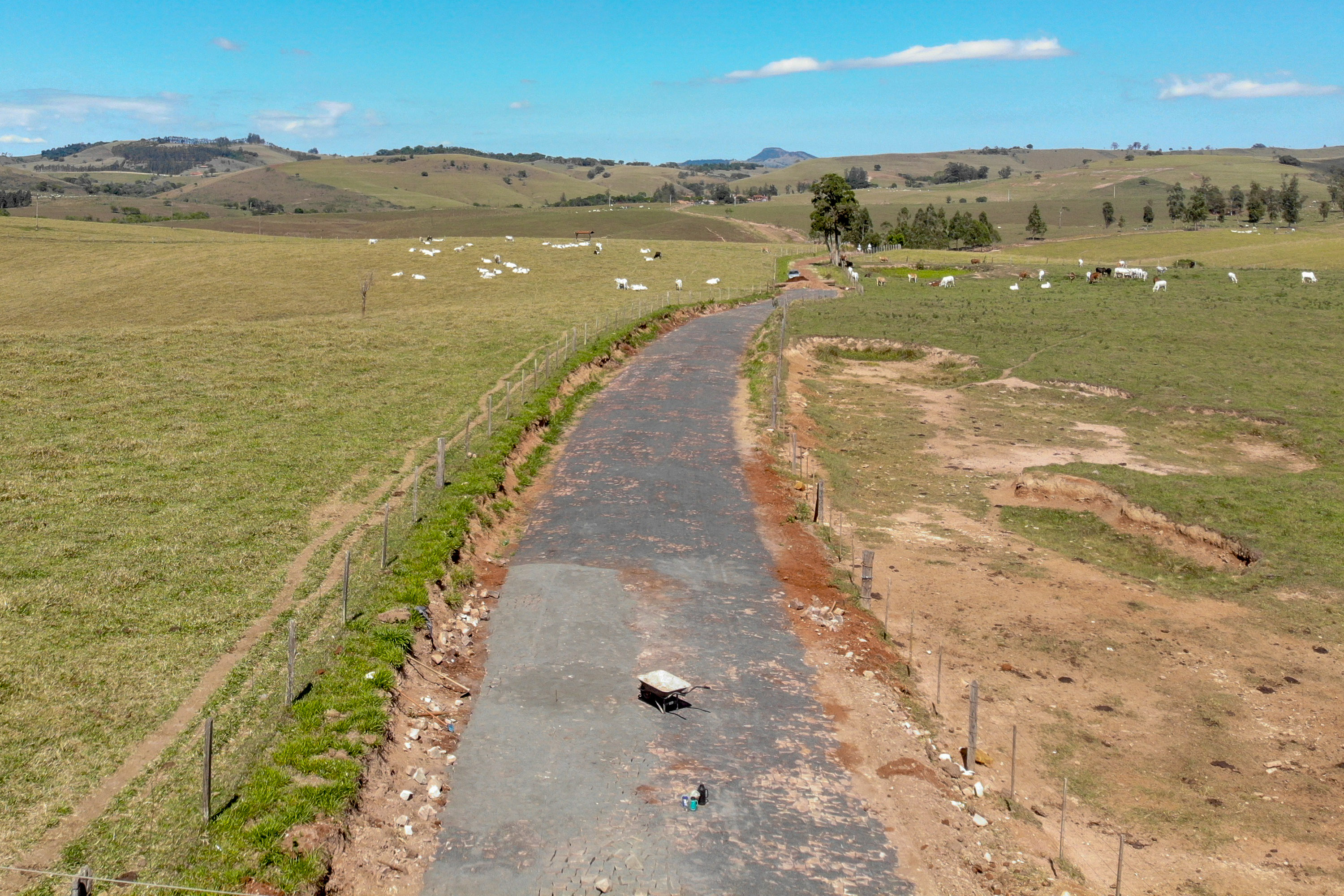 Estradas vão fomentar turismo e agronegócio em Ribeirão Claro.Foto Gilson Abreu/AEN