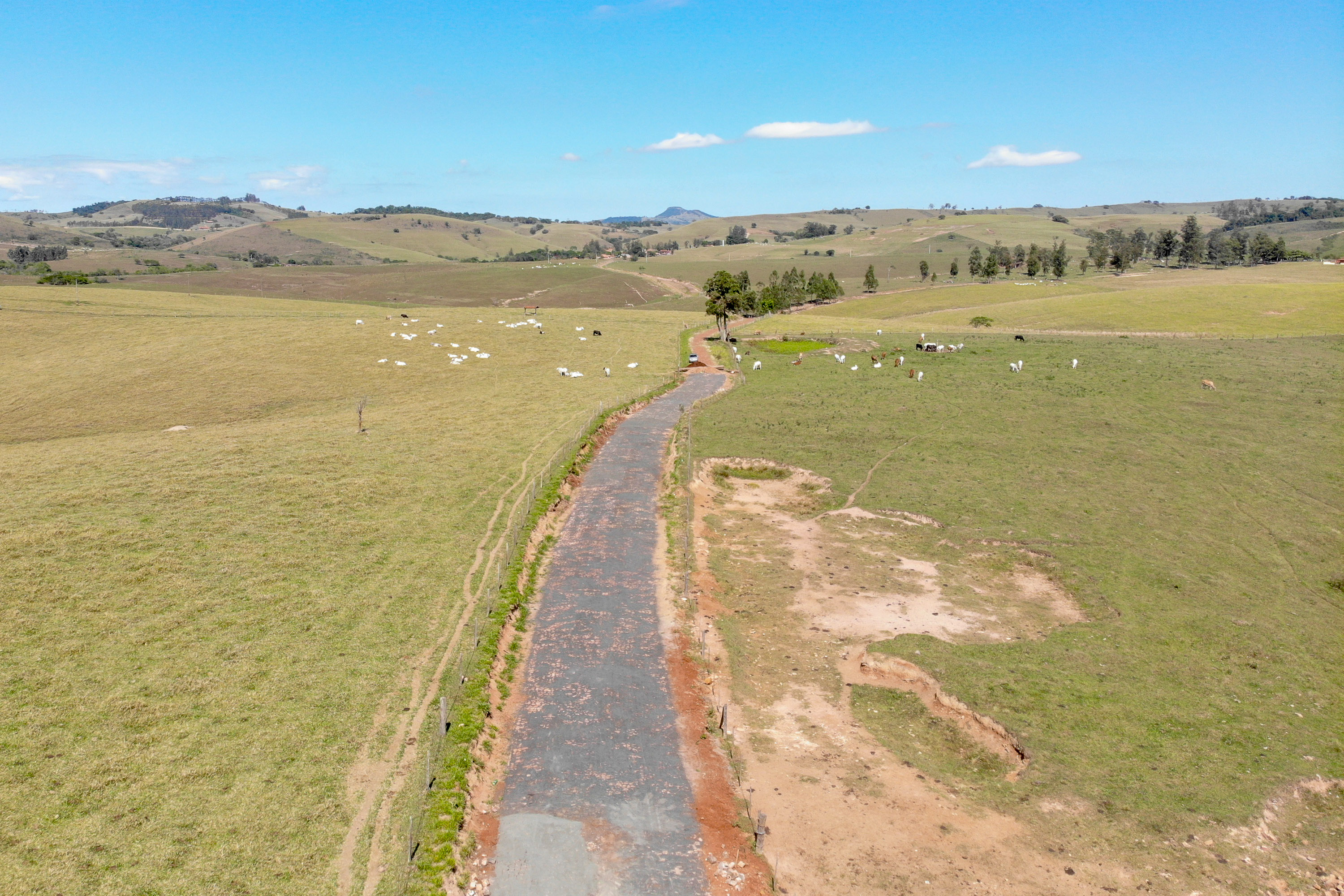 Estradas vão fomentar turismo e agronegócio em Ribeirão Claro.Foto Gilson Abreu/AEN